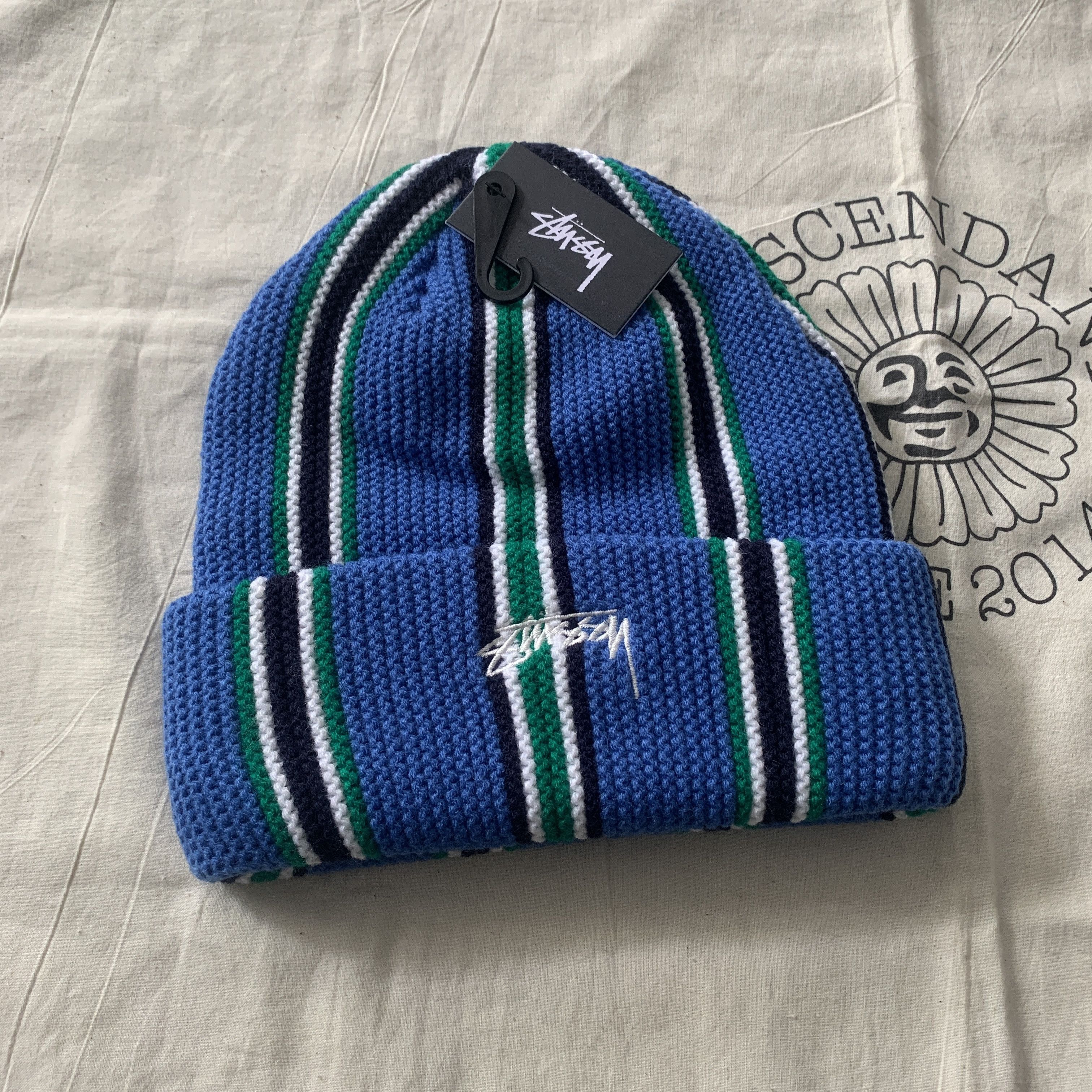 Stussy Stussy vertical stripe cuff beanie Size ONE SIZE - 1 Thumbnail