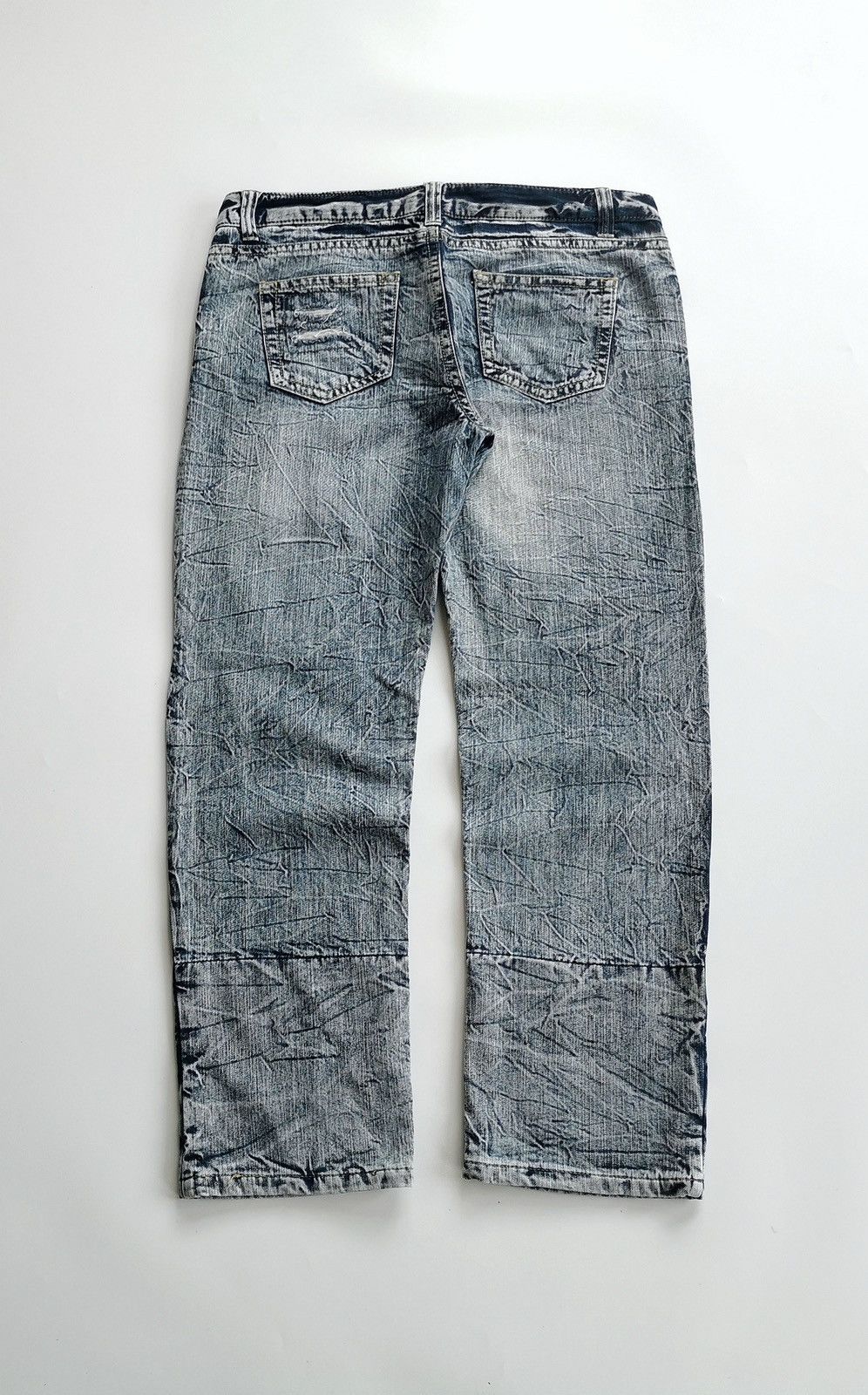 Other Pink Skull Patchwork Boro Denim Jeans Size US 37 - 6 Thumbnail