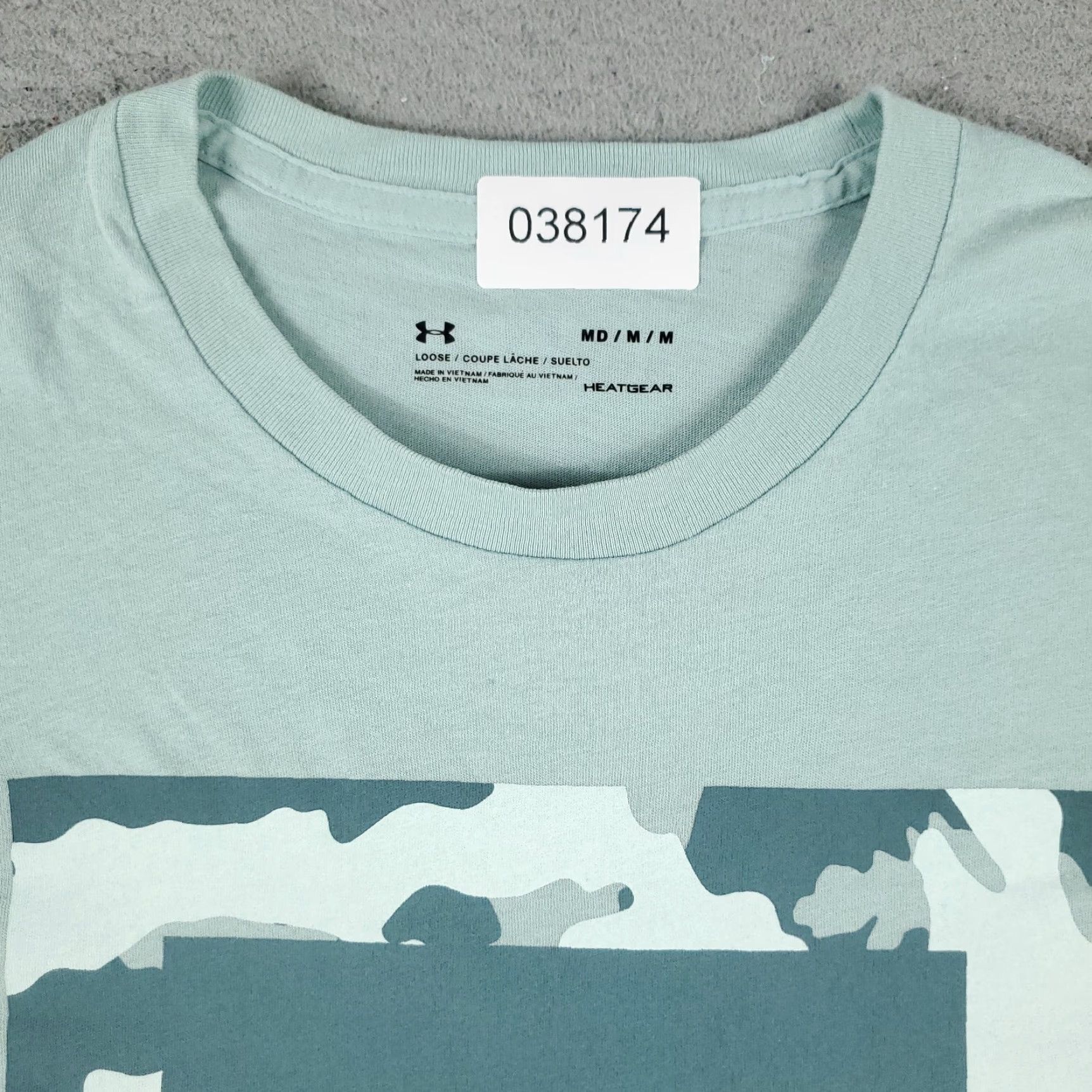Under Armour Under Armour T-Shirt Mens M Blue Casual Short Sleeve Crew Neck Logo Cotton Blend Size US M / EU 48-50 / 2 - 3 Thumbnail