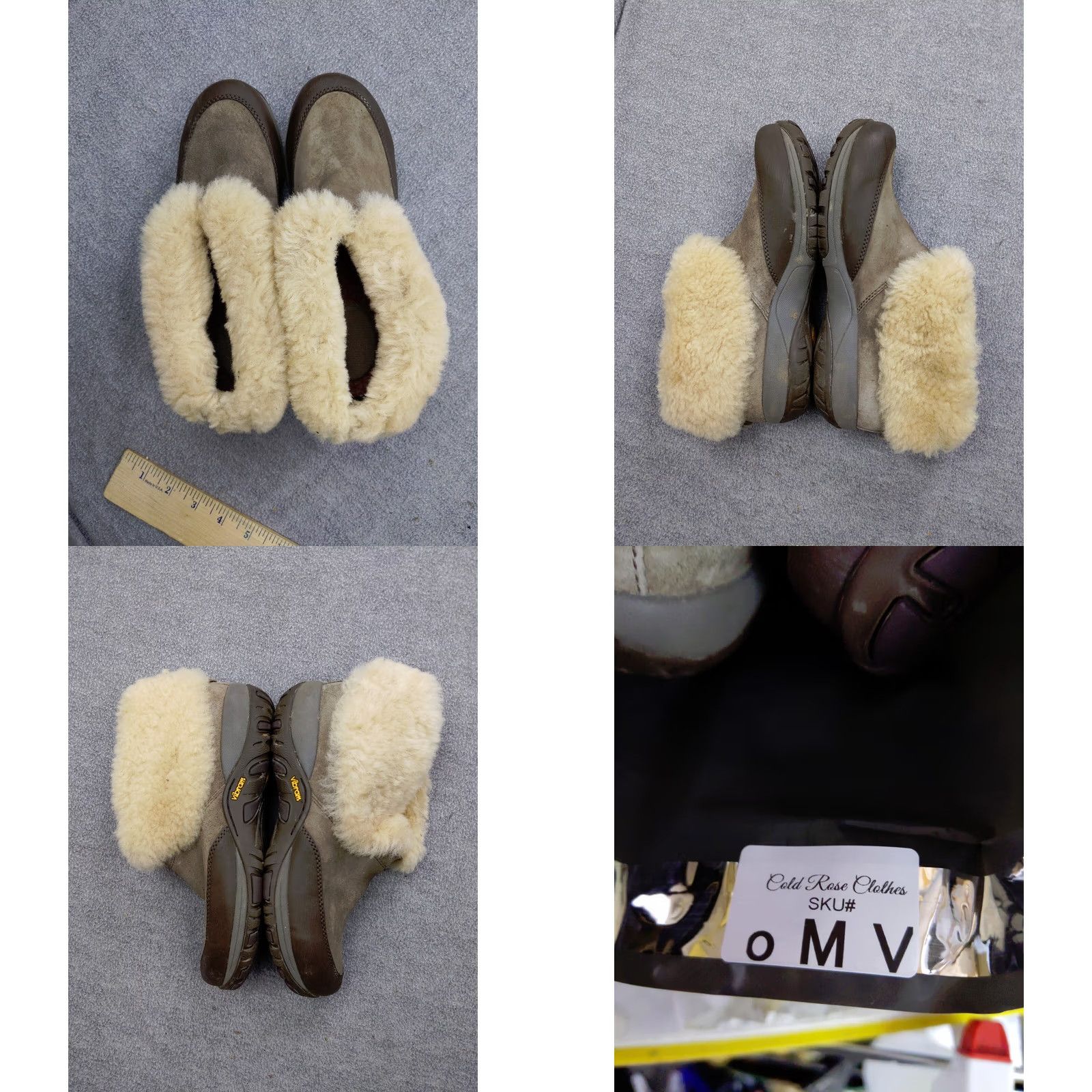 Dansko Dansko Priscilla Winter Boots Beige Suede Shearling Vibram Womens 6 37 Casual Platform Round Toe Size US 6 / IT 36 - 8 Thumbnail
