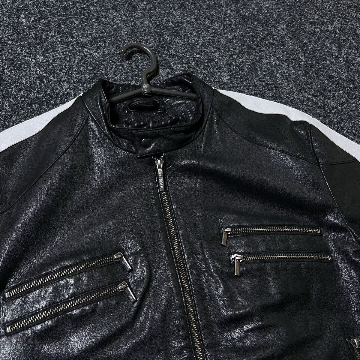 Karl Lagerfeld Karl Lagerfeld Leather jacket Size US L / EU 52-54 / 3 - 9 Thumbnail