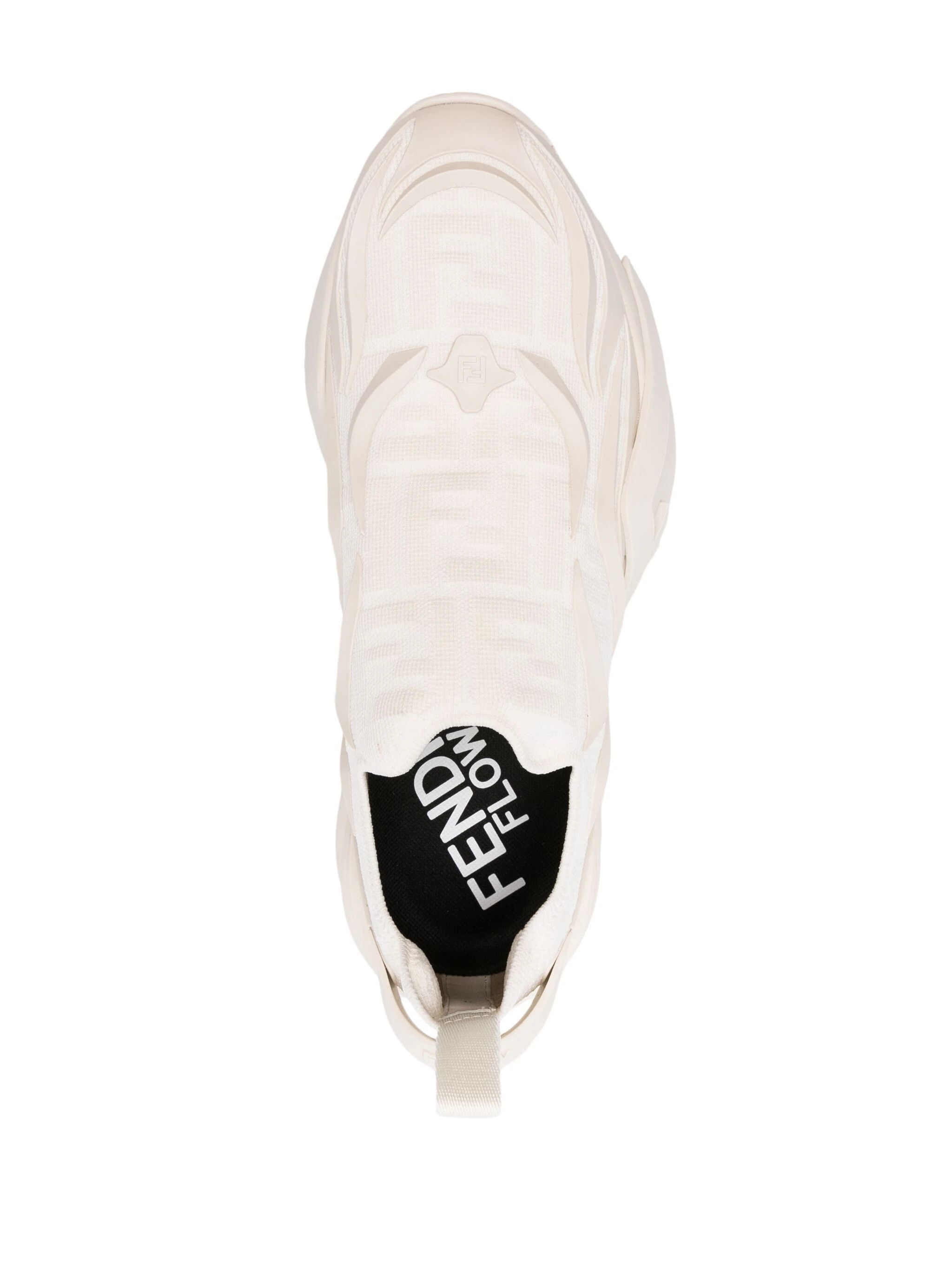 Fendi o1w1db10724 Flow Mesh Sneakers in Ivory Size US 13 / EU 46 - 3 Thumbnail
