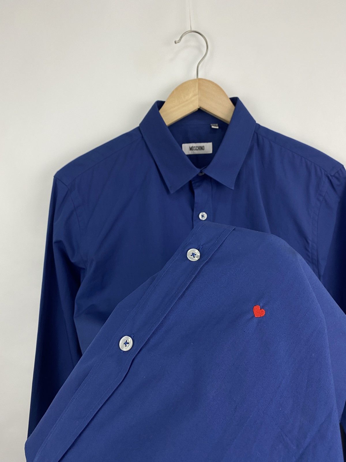 Moschino ❤️ Vintage Love Moschino Mini Heart Shirt Rare Retro Y2K Hype Size US M / EU 48-50 / 2 - 4 Thumbnail