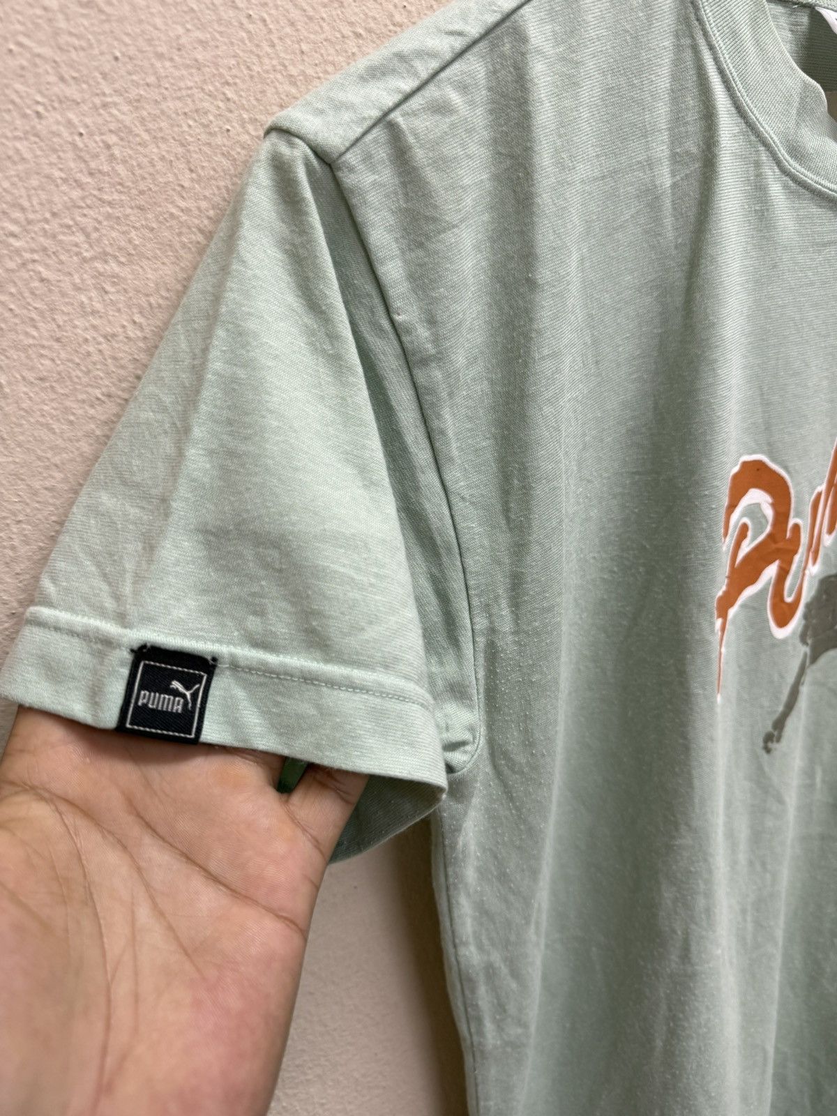 Puma Vintage Puma Biglogo Tshirt Size US S / EU 44-46 / 1 - 7 Thumbnail