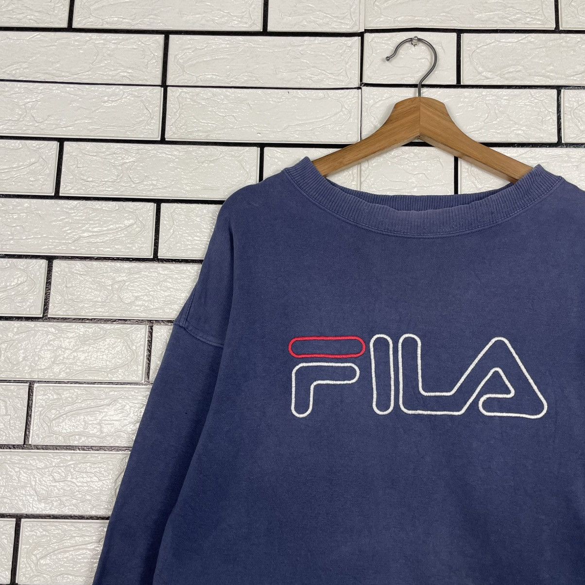 Fila Vintage Fila Big Logo Sweatshirt Size US S / EU 44-46 / 1 - 6 Thumbnail