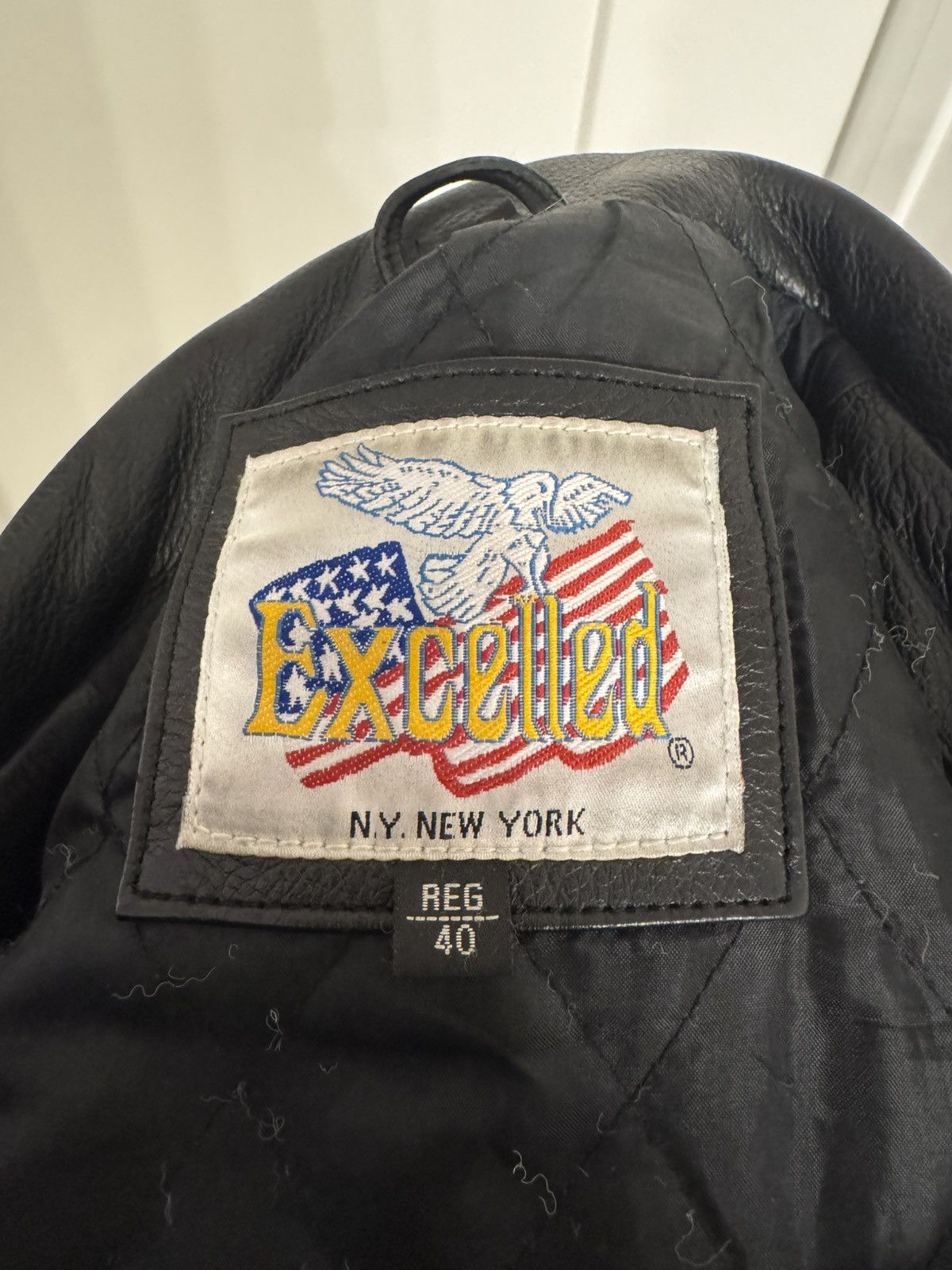 Vintage Excelled Classic Perfecto Leather Motorcycle Jacket Size US XXS / EU 40 - 9 Thumbnail