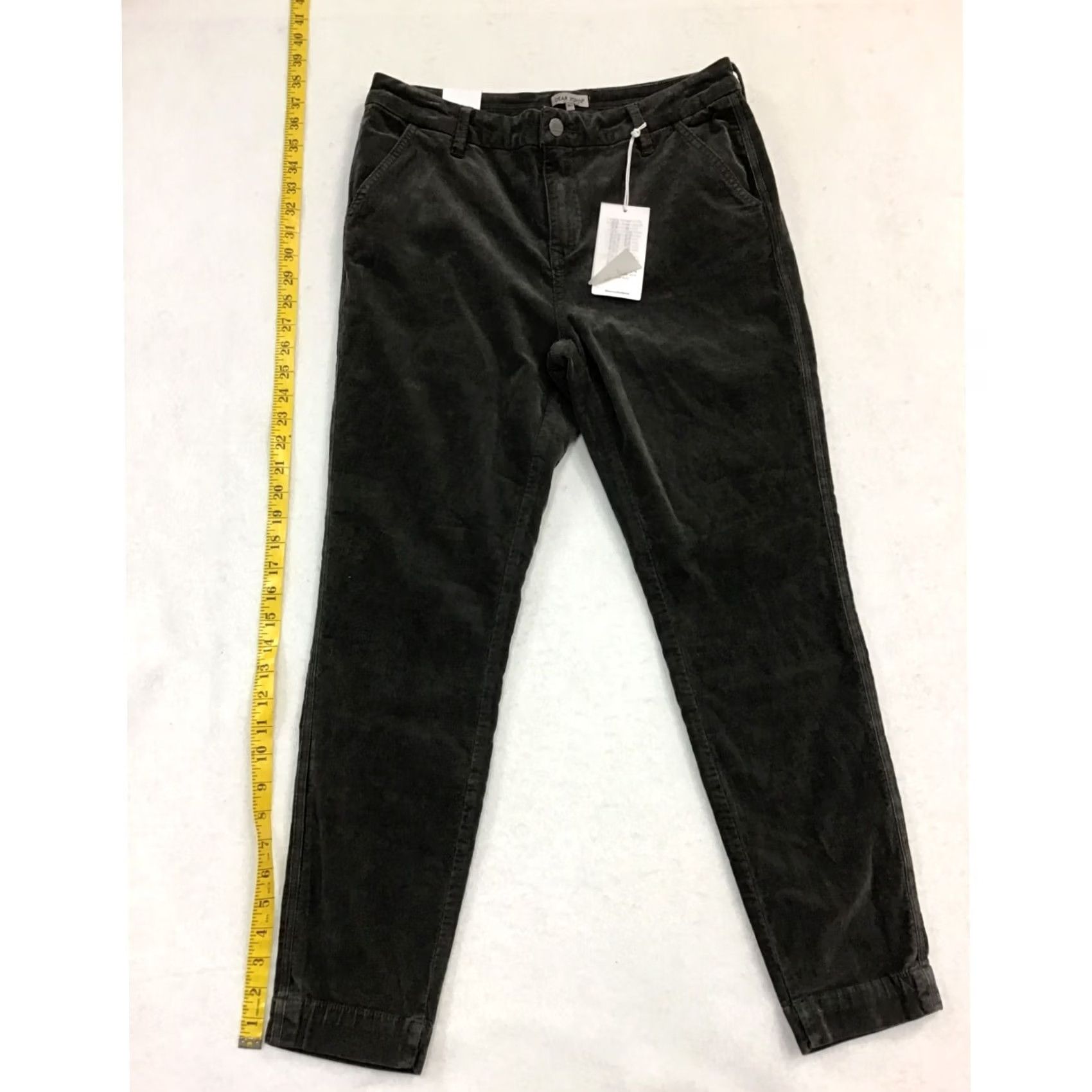 Nique VINTAGE Mens Corduroy Jeans Skinny Grey 30 Dear John Corduroy Jeans Mens 30 Grey Skinny Regular Denim? Size US 30 / EU 46 - 5 Thumbnail