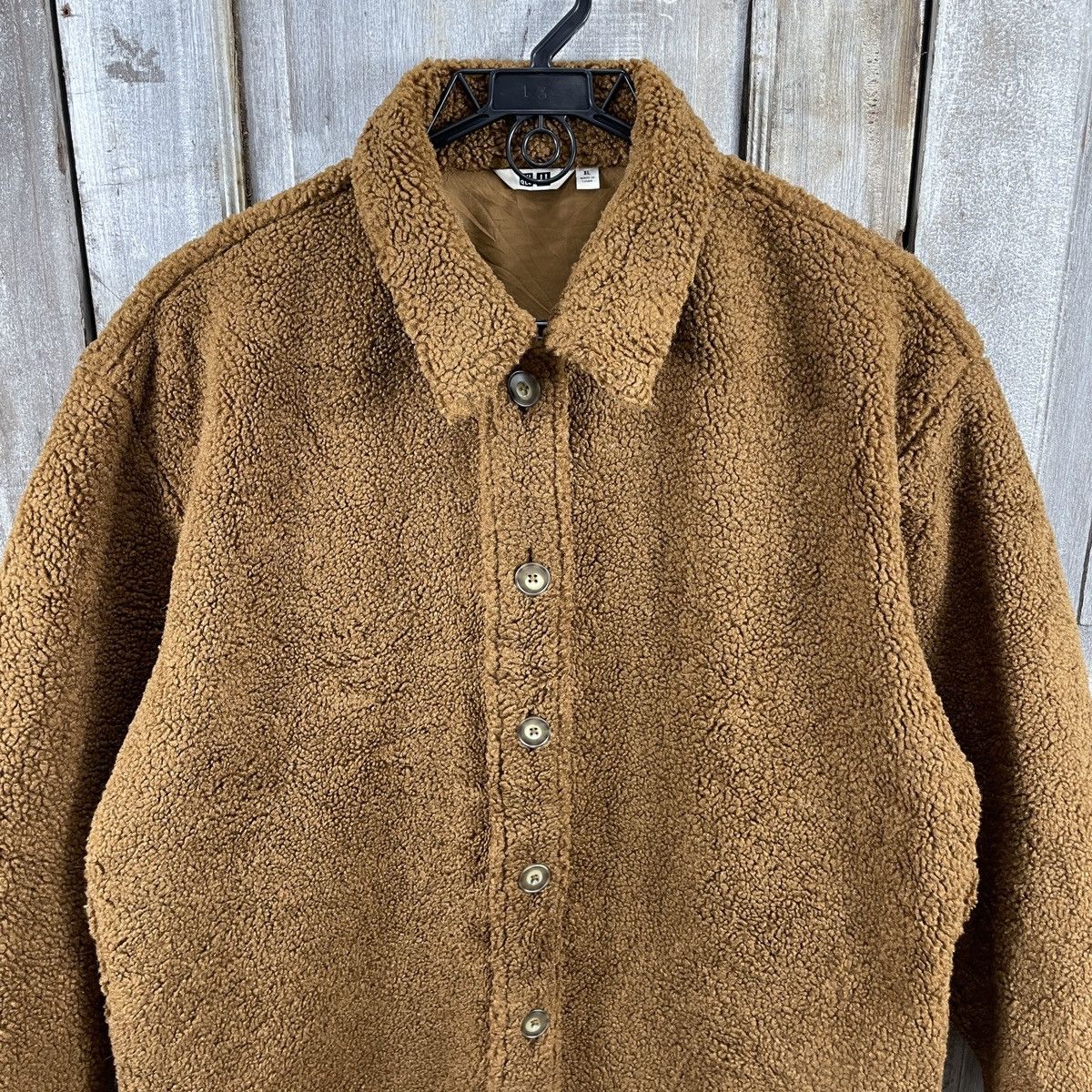 Uniqlo × Vintage Vintage Uniqlo Sherpa Brown Jacket Size US XL / EU 56 / 4 - 3 Thumbnail