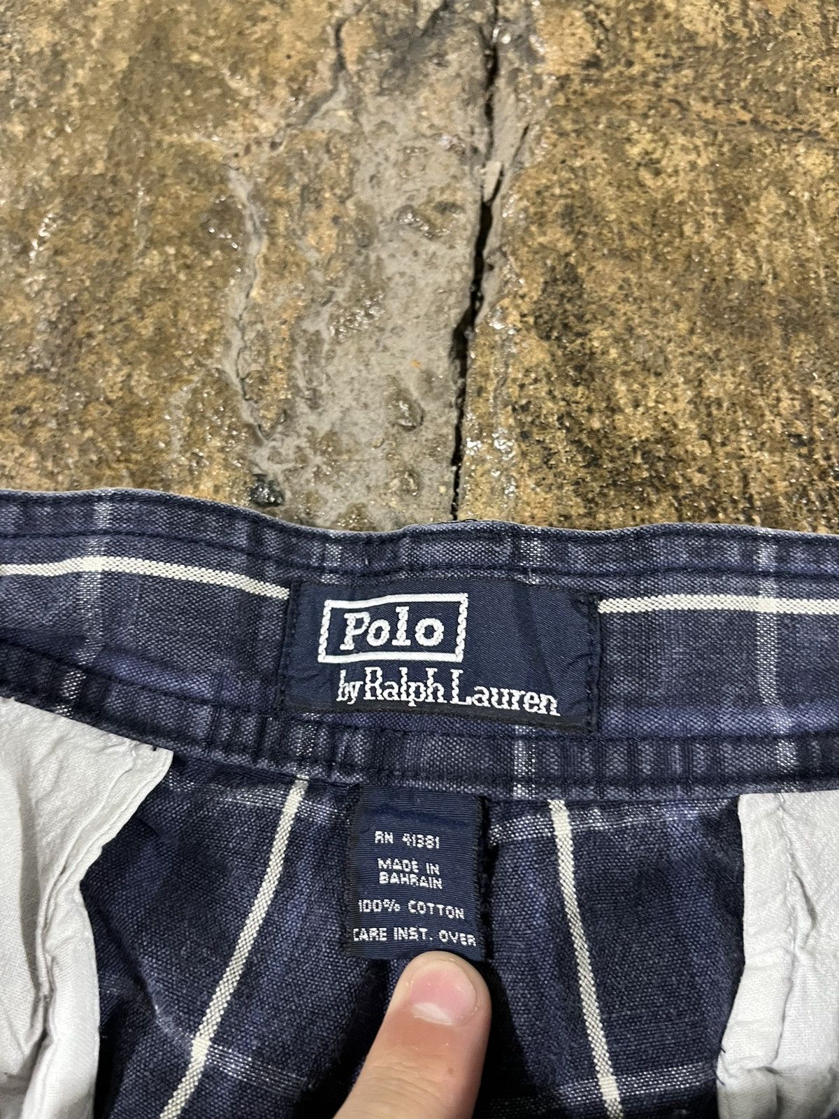 Polo Ralph Lauren × Vintage Crazy Polo Ralph Lauren Plaid Cargo Shorts Essential Skater Size US 31 - 5 Thumbnail