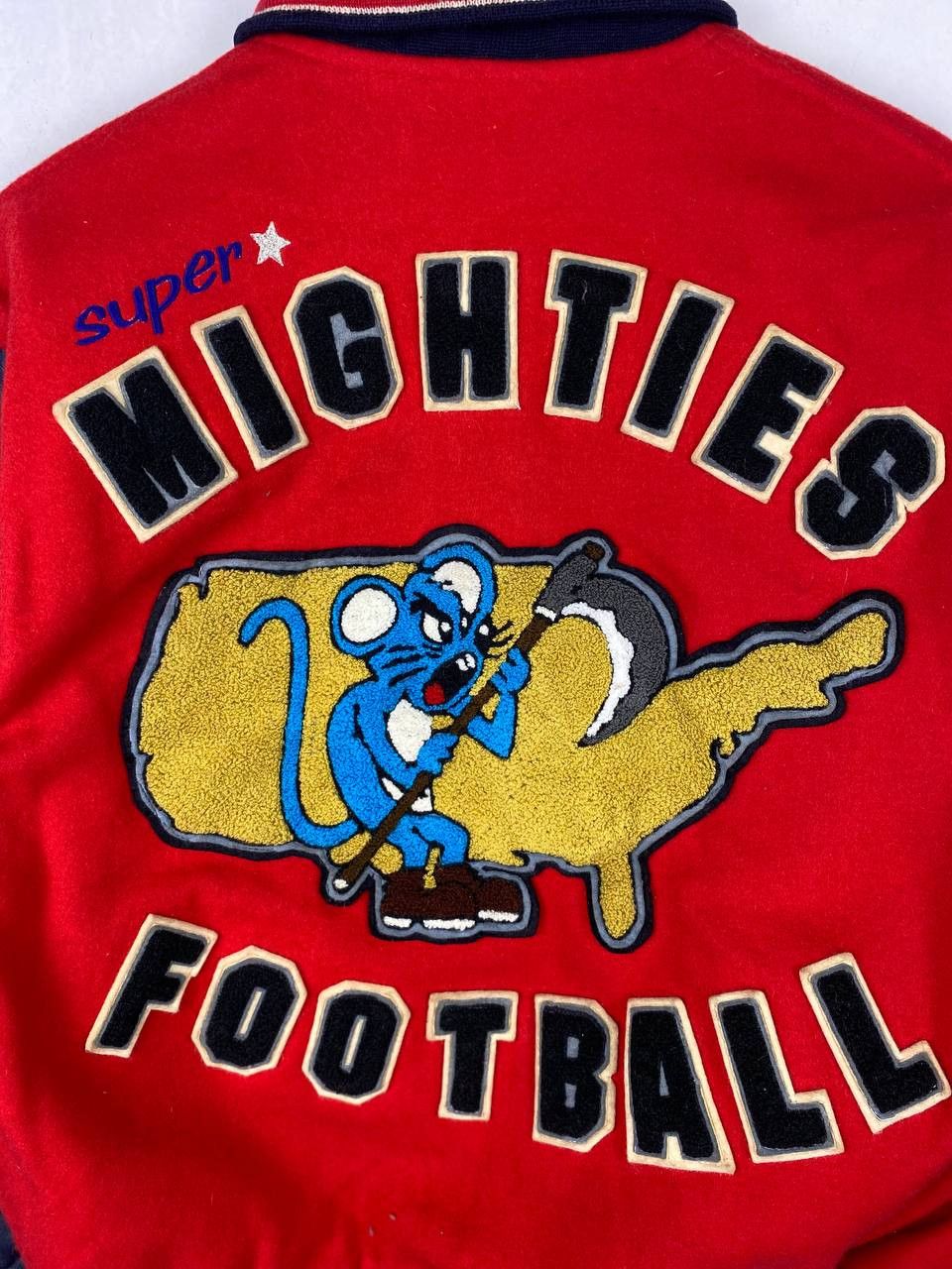 If Six Was Nine vintage mighties football varsity jacket leather sleeves Size US L / EU 52-54 / 3 - 10 Thumbnail