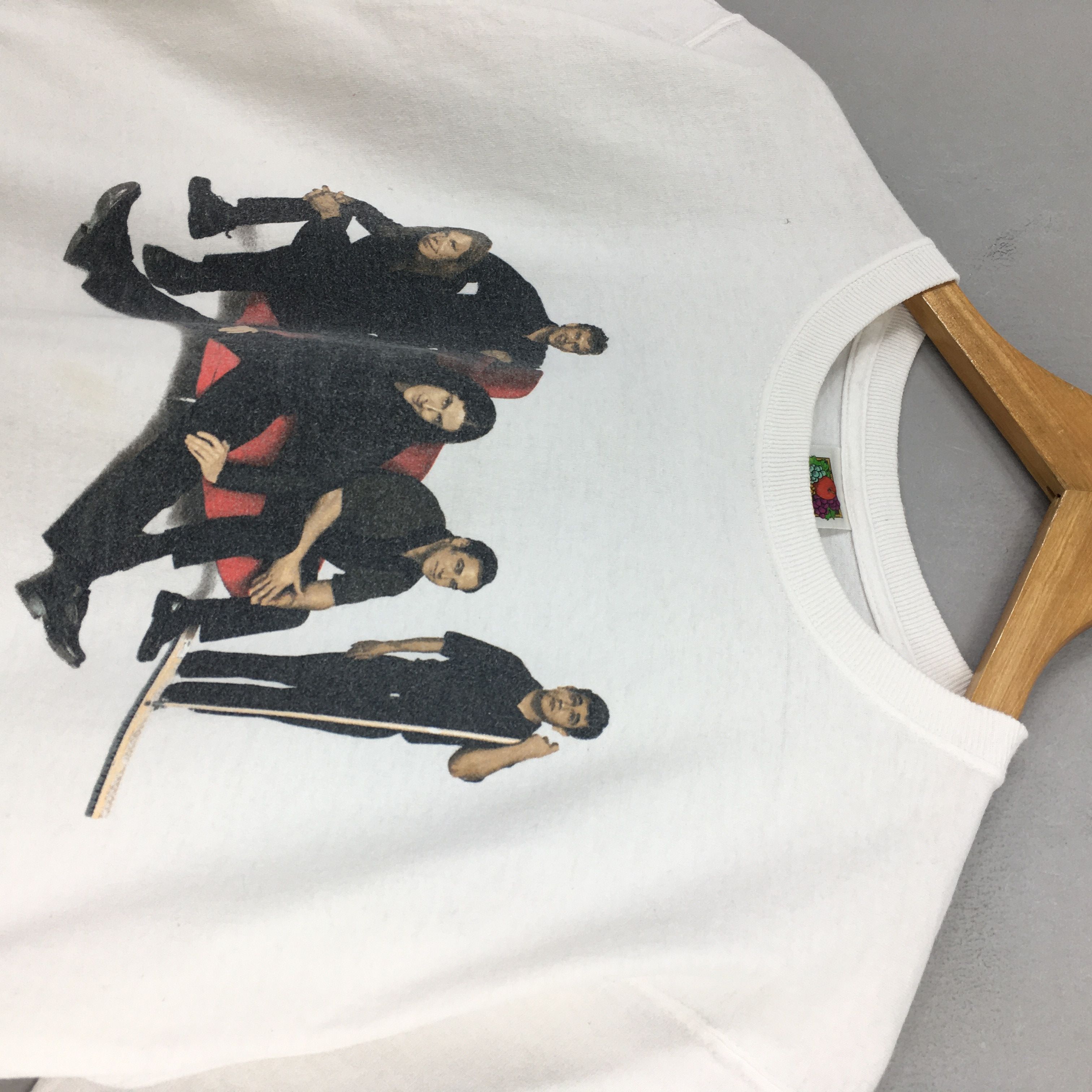 Fruit Of The Loom × Vintage Vintage 90s Weird Al Yankovic Touring Scissors T shirt M Size US M / EU 48-50 / 2 - 3 Thumbnail