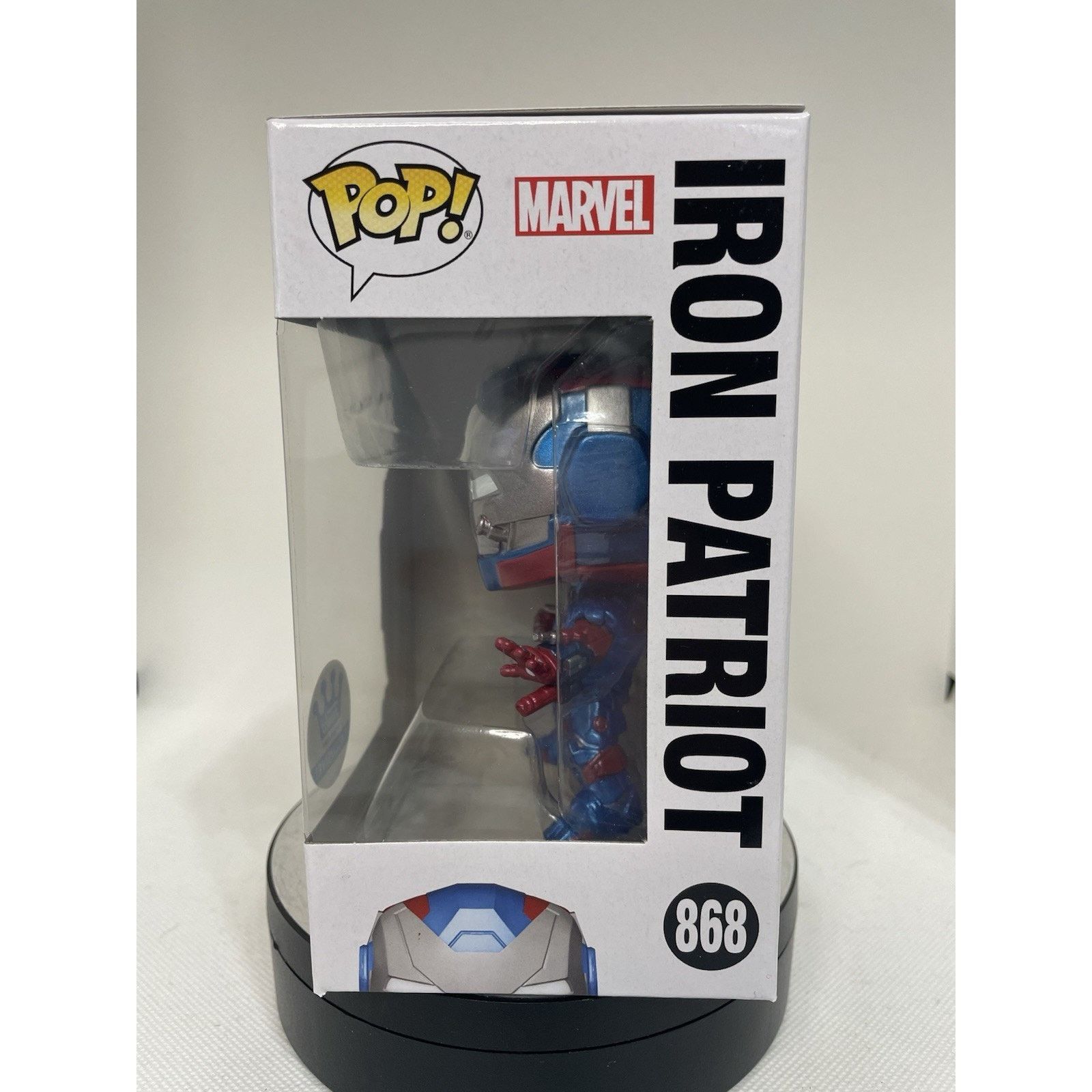 Marvel Comics Funko Pop Iron Patriot (Metallic) - Funko (Exclusive) #868 Size ONE SIZE - 3 Thumbnail