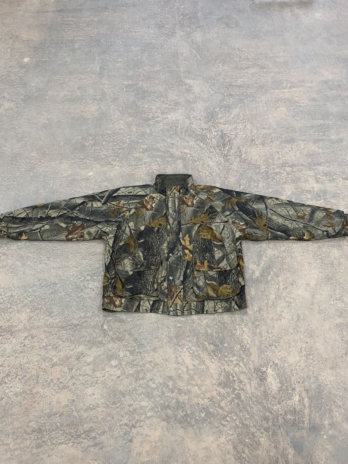 Vintage Woolrich Realtree Hunting Jacket Winter Reversible Size US L / EU 52-54 / 3 - 2 Thumbnail