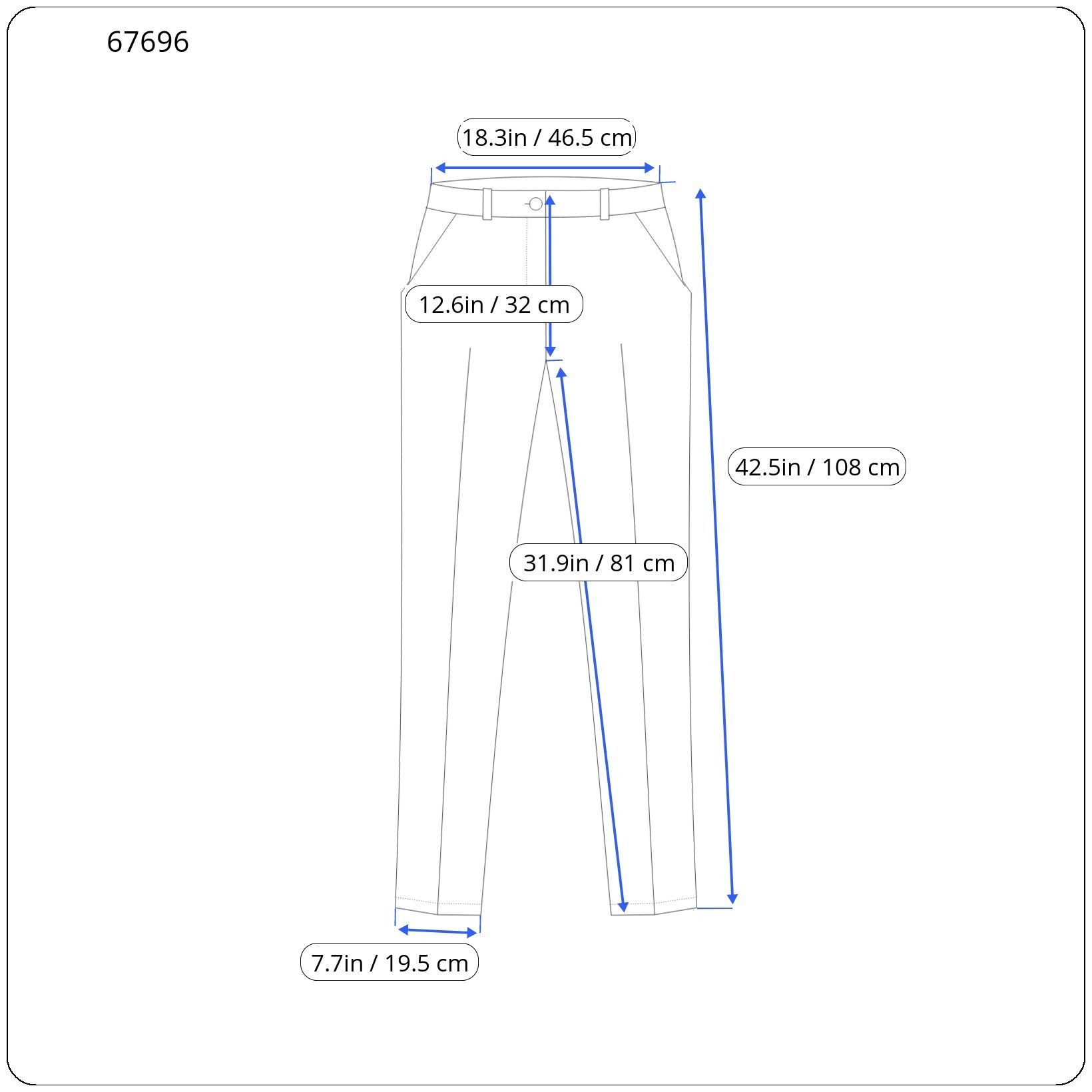 Suitsupply BRESCIA UK42S Blue Wool Flat-Front Trousers 67696 Size US 42 / EU 58 - 3 Thumbnail