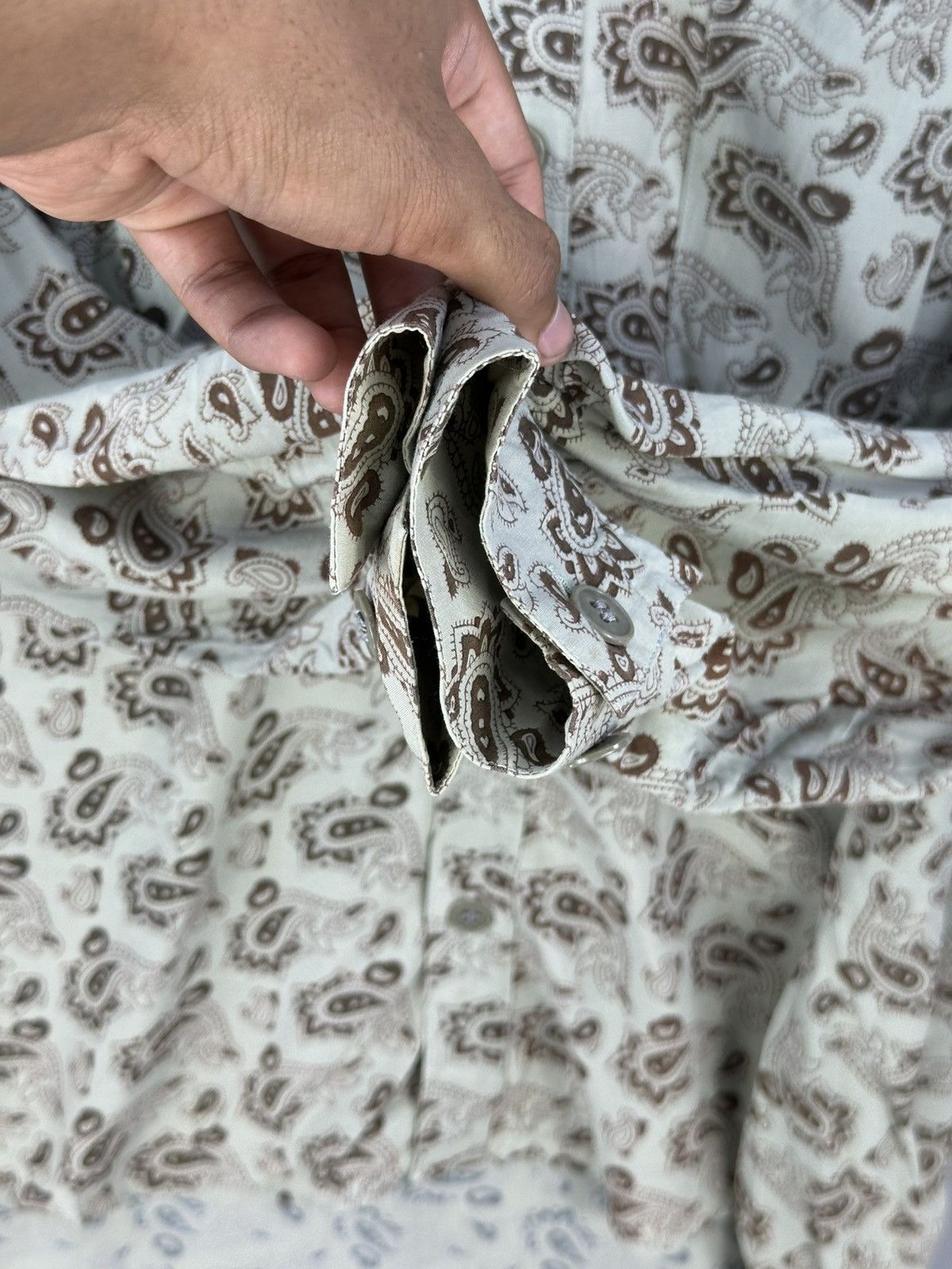 Japanese Brand Vittorio Carini Barassi Rayon Shirt Size US XL / EU 56 / 4 - 10 Thumbnail