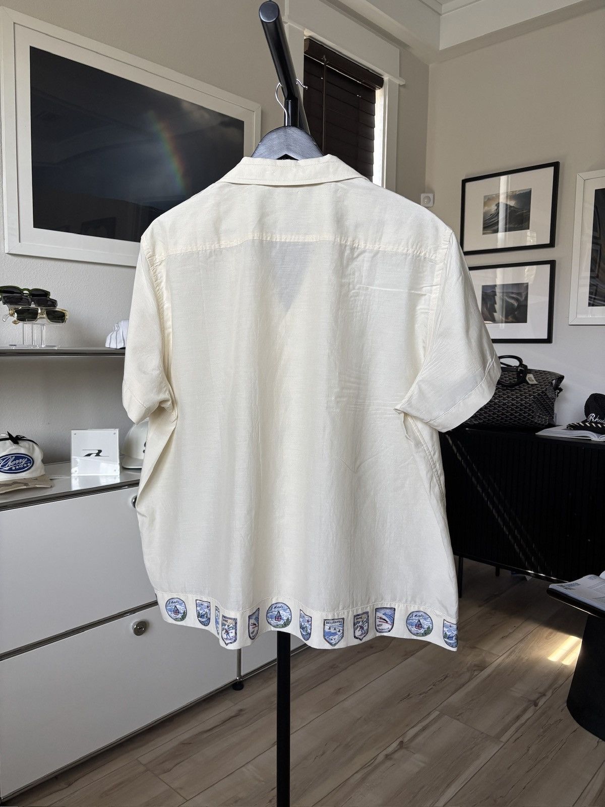 Bode BODE SILK SKI RESORT BUTTON UP SHIRT Size US XL / EU 56 / 4 - 7 Thumbnail