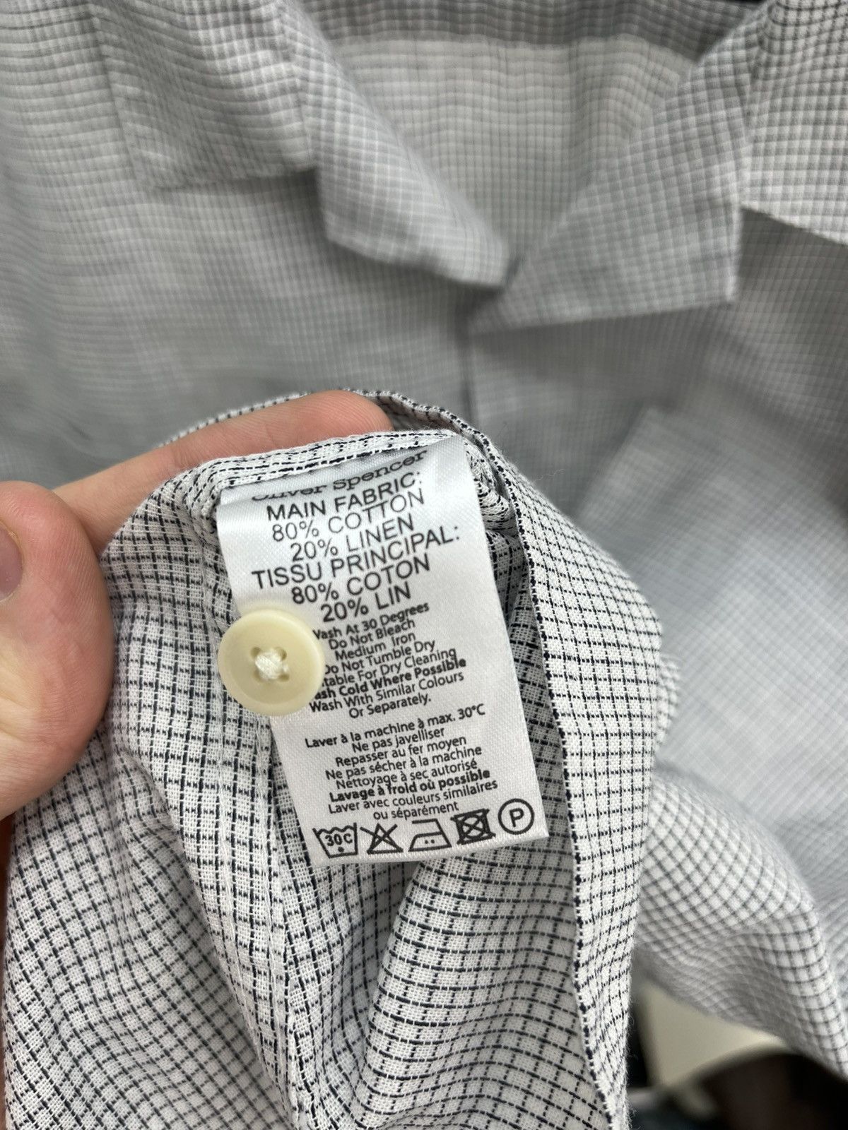 Oliver Spencer Oliver Spencer Short Sleeve Cotton Linen Shirt Size US M / EU 48-50 / 2 - 7 Thumbnail