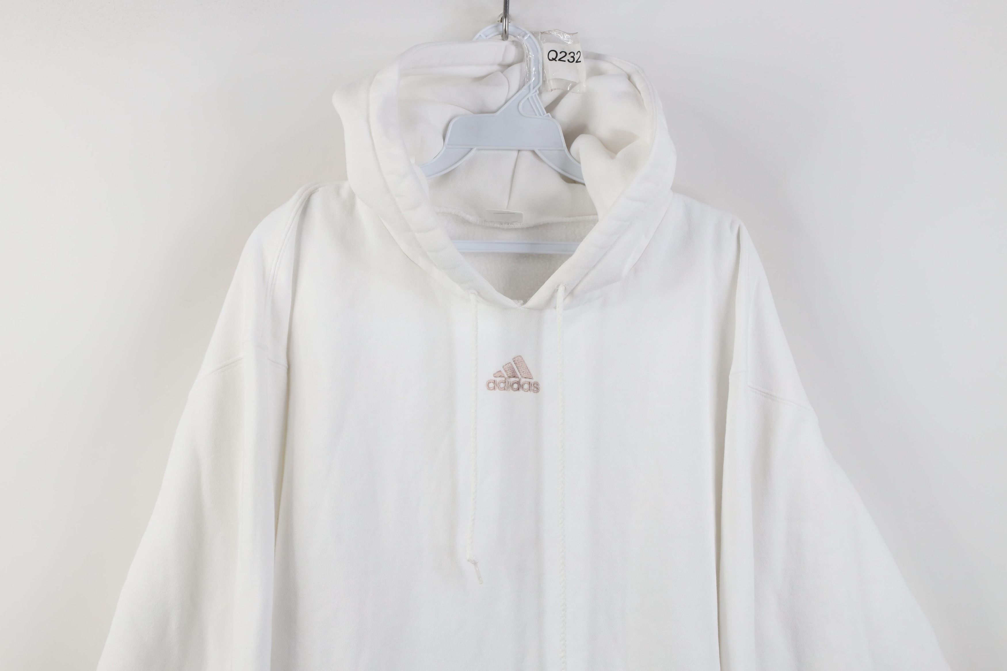 Adidas Vintage Adidas Center Logo Heavyweight Hoodie Sweatshirt Size US L / EU 52-54 / 3 - 2 Thumbnail