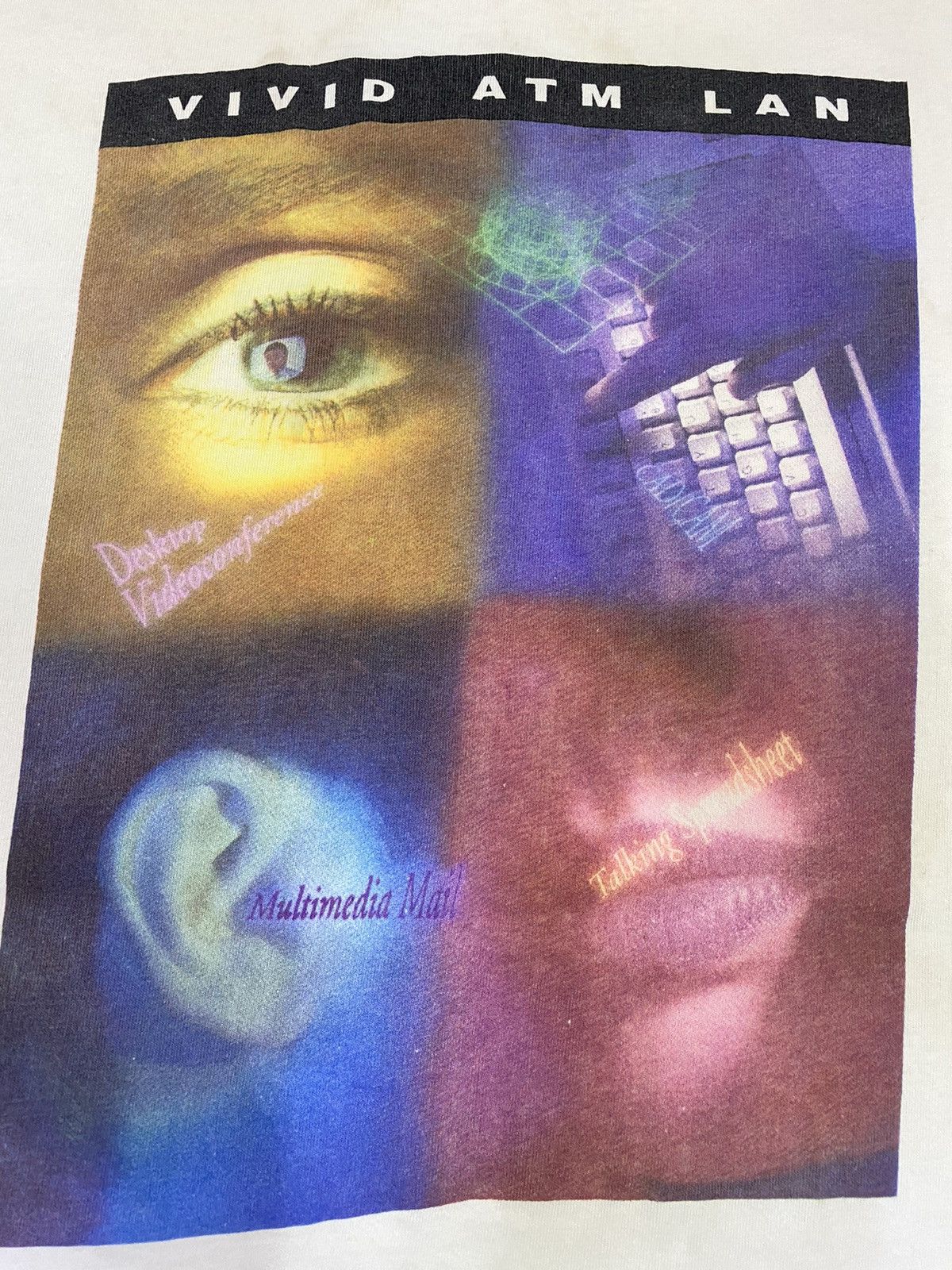 Hanes × Vintage Vintage Vivid Atm Lan Tee Size US XL / EU 56 / 4 - 11 Thumbnail