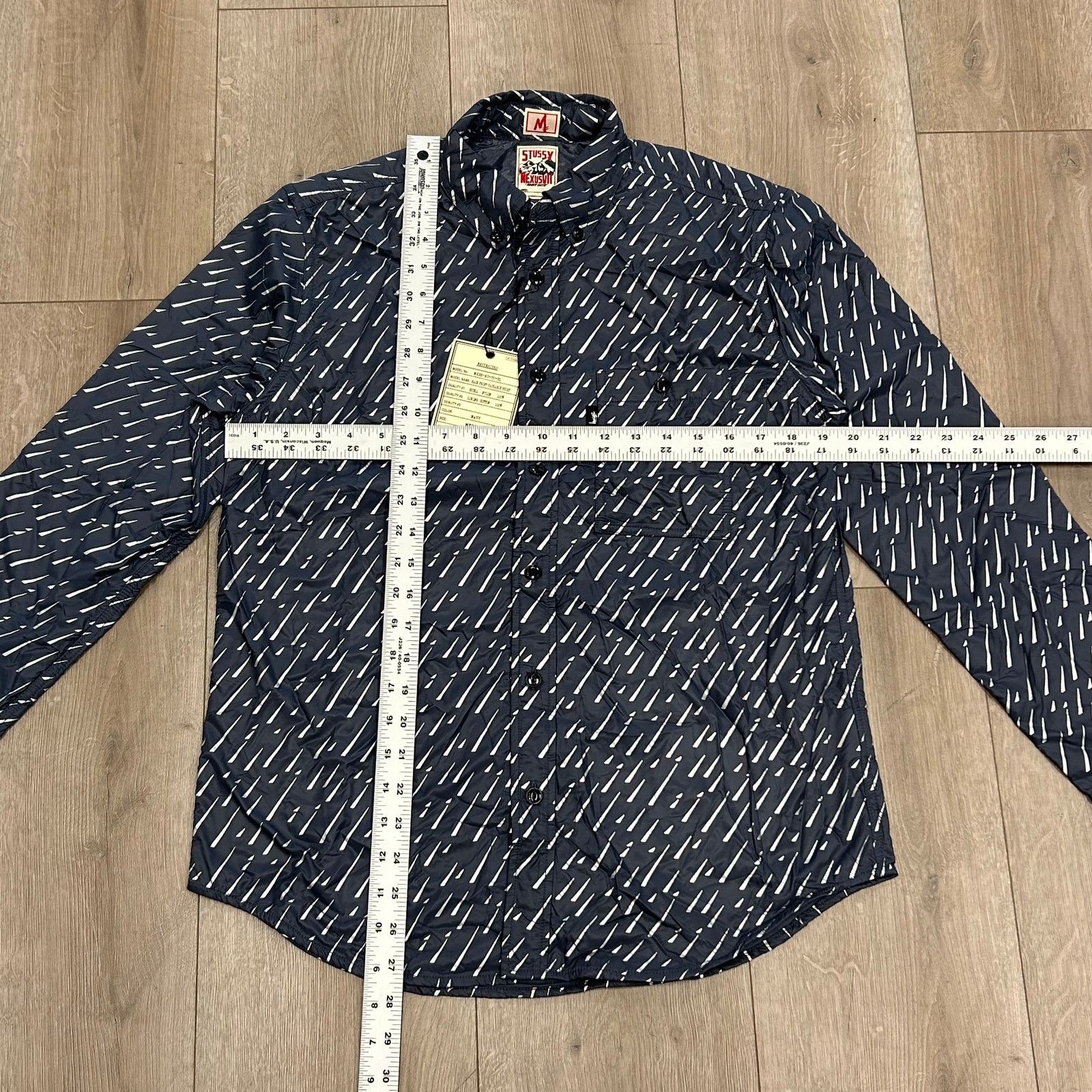 Stussy Rare FW13 Stussy x Nexus VII NX-7 Rainy Dayz Packable Shirt Size US M / EU 48-50 / 2 - 5 Thumbnail