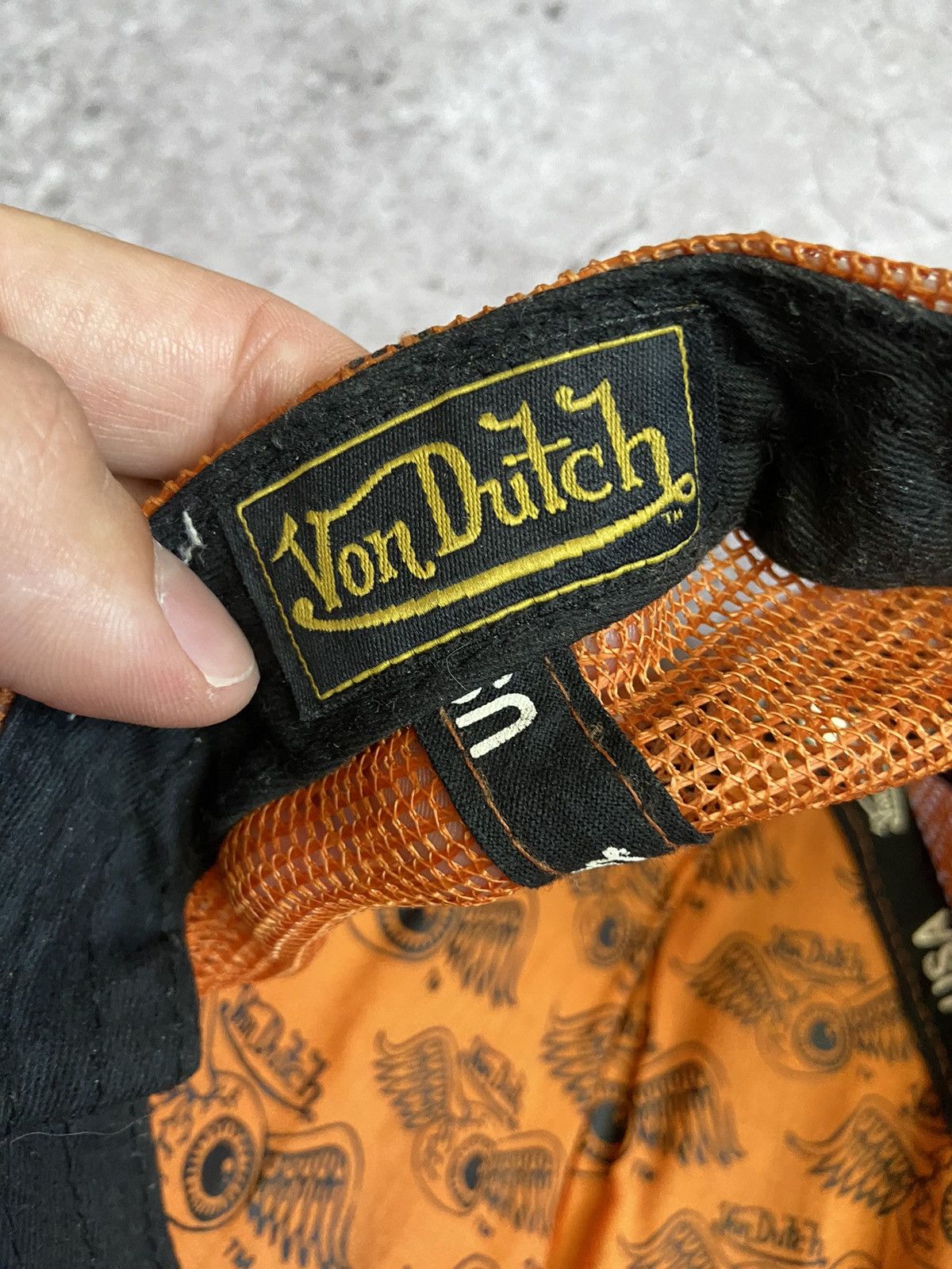 Von Dutch Vintage Y2K Von Dutch Camo Cap Size ONE SIZE - 5 Thumbnail