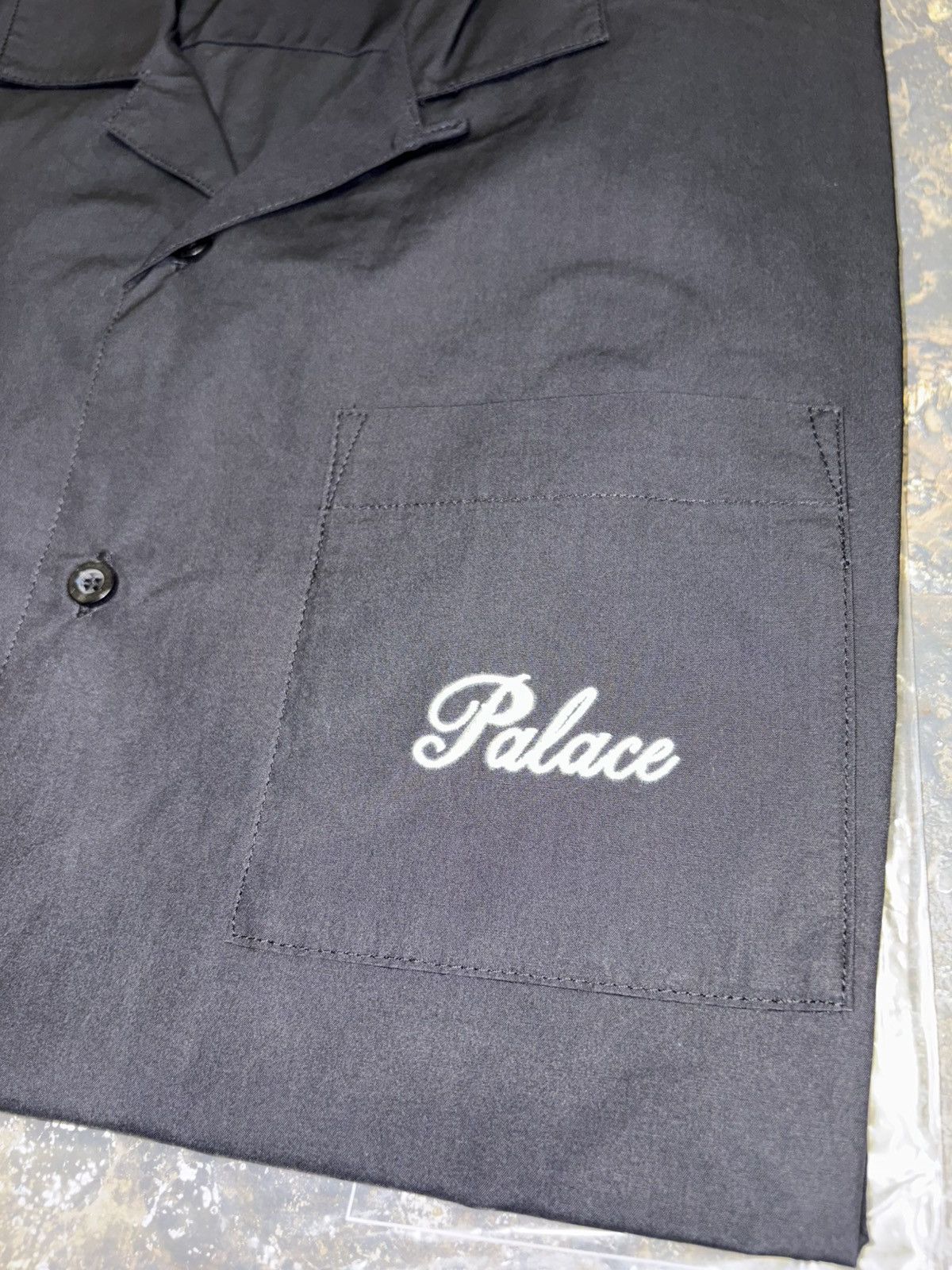 Palace Lucky P Button Up Shirt Black