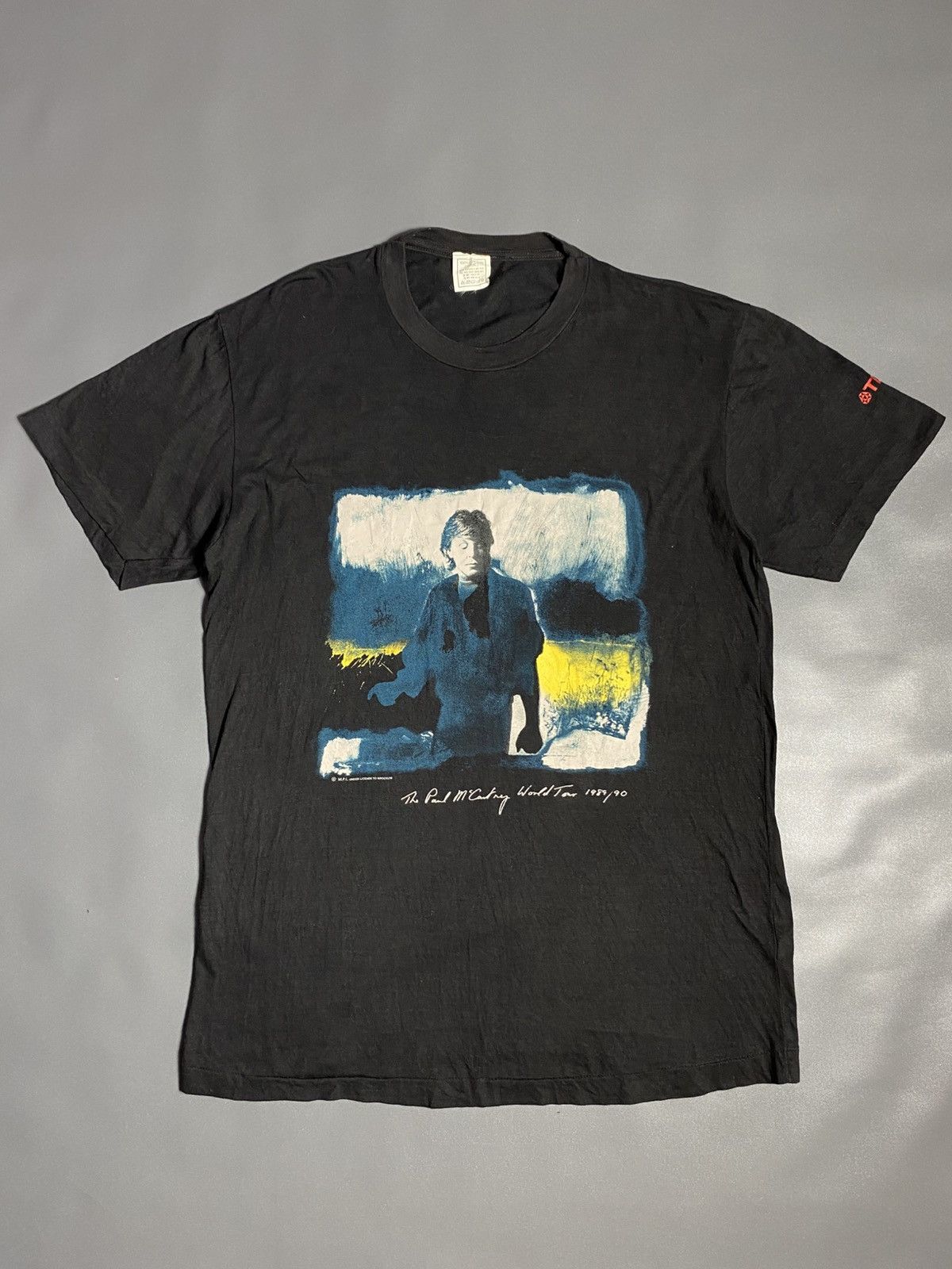 Band Tees Vintage Paul McCartney World Tour 1989 / 90 Size US L / EU 52-54 / 3 - 1 Thumbnail