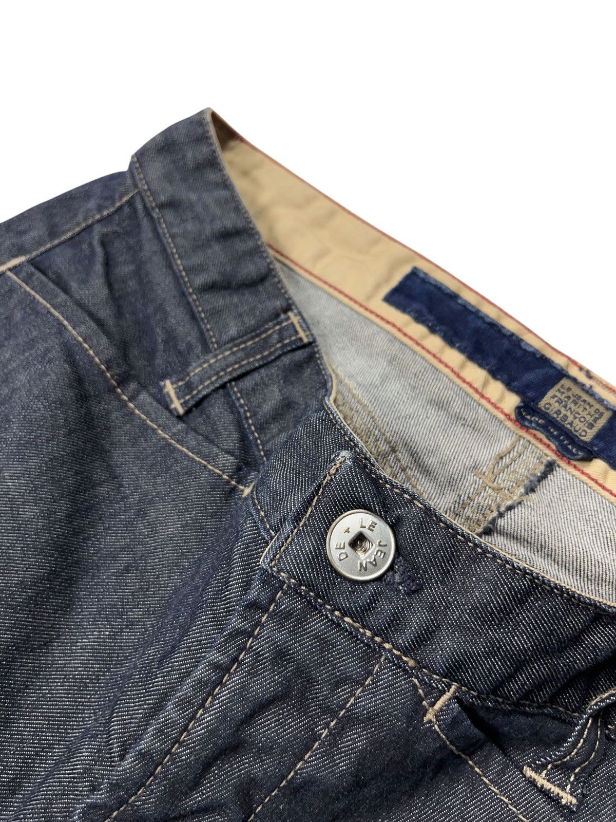 Marithe + Francois Girbaud Vintage 90s Marithe Francois Gibraud Jeans Flared Bootcut Size 28" / US 6 / IT 42 - 6 Thumbnail