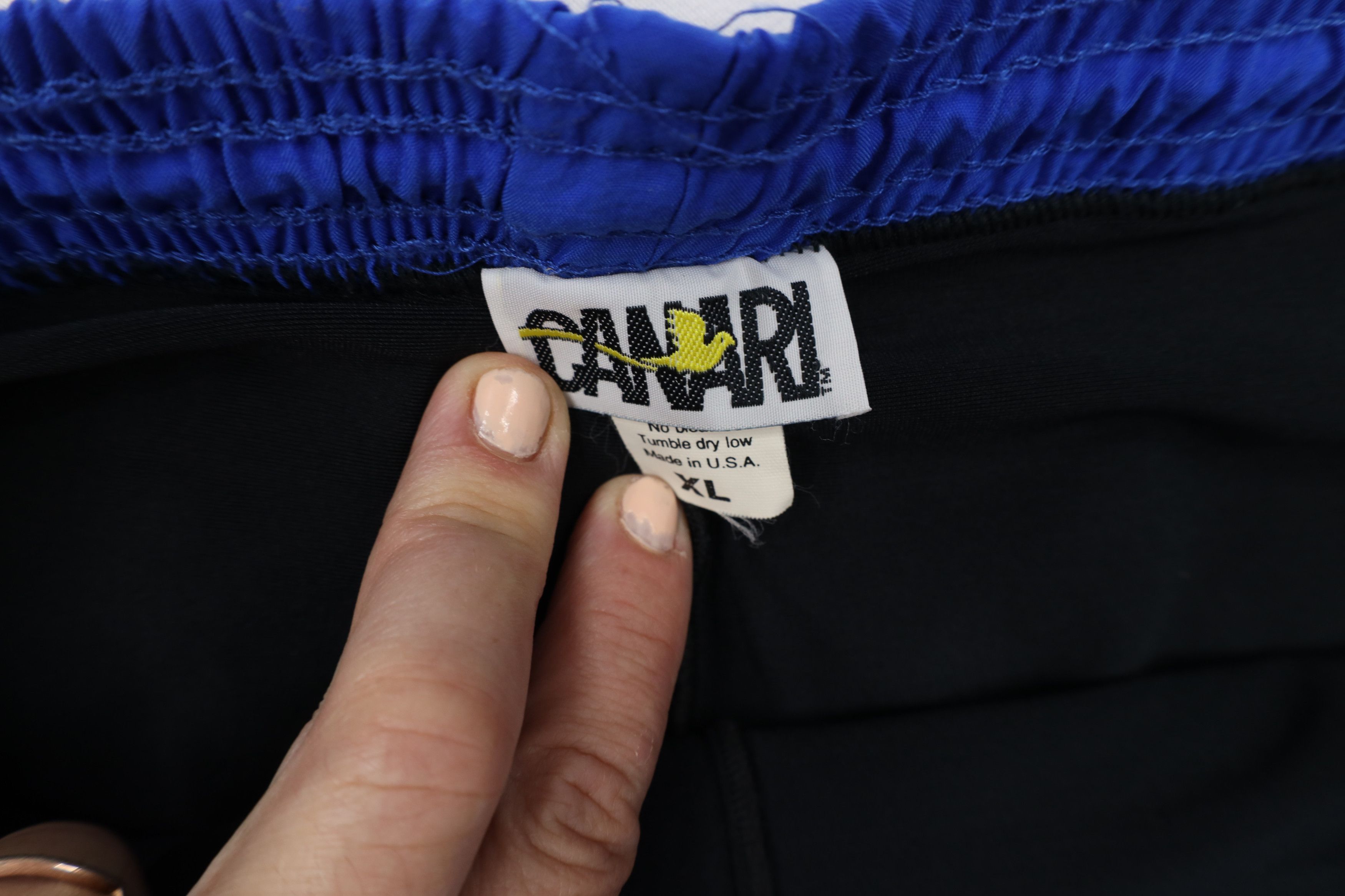 Canari Vintage 90s Canari Gel Lined Bicycle Cycling Shorts Blue USA Size US 36 / EU 52 - 6 Thumbnail