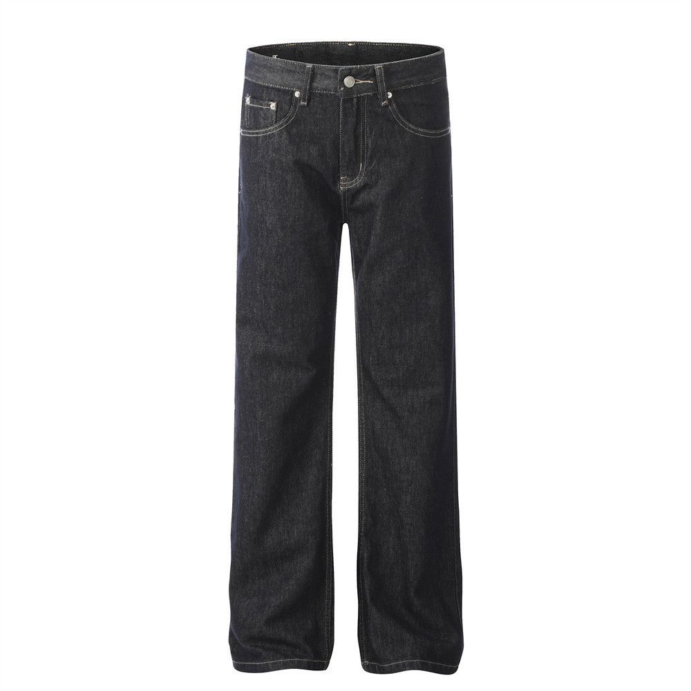 Japanese Brand × Jean Men's street loose casual solid color straight jeans Size US 32 / EU 48 - 1 Thumbnail