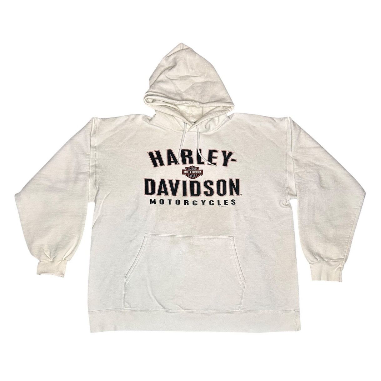 Harley Davidson × Vintage Vintage Harley Davidson Motorcycles York PA Biker Hoodie Size US L / EU 52-54 / 3 - 1 Thumbnail