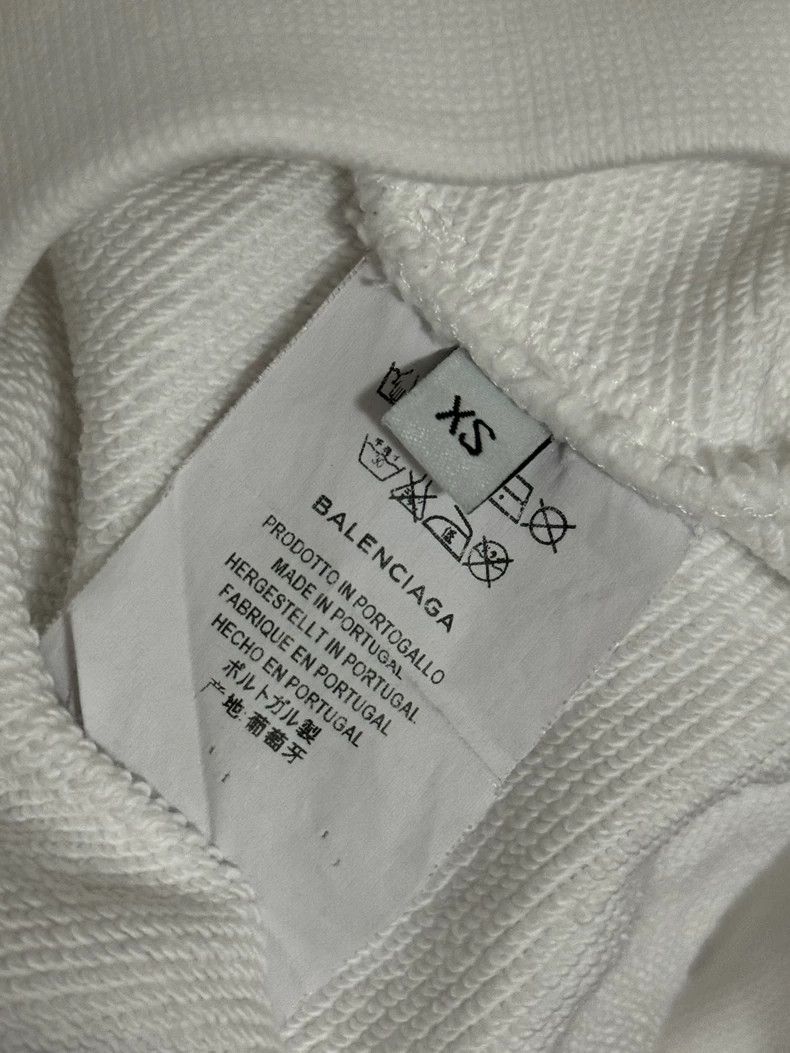 Balenciaga Balenciaga Hat logo hoodie hoodie white Size US XS / EU 42 / 0 - 4 Thumbnail