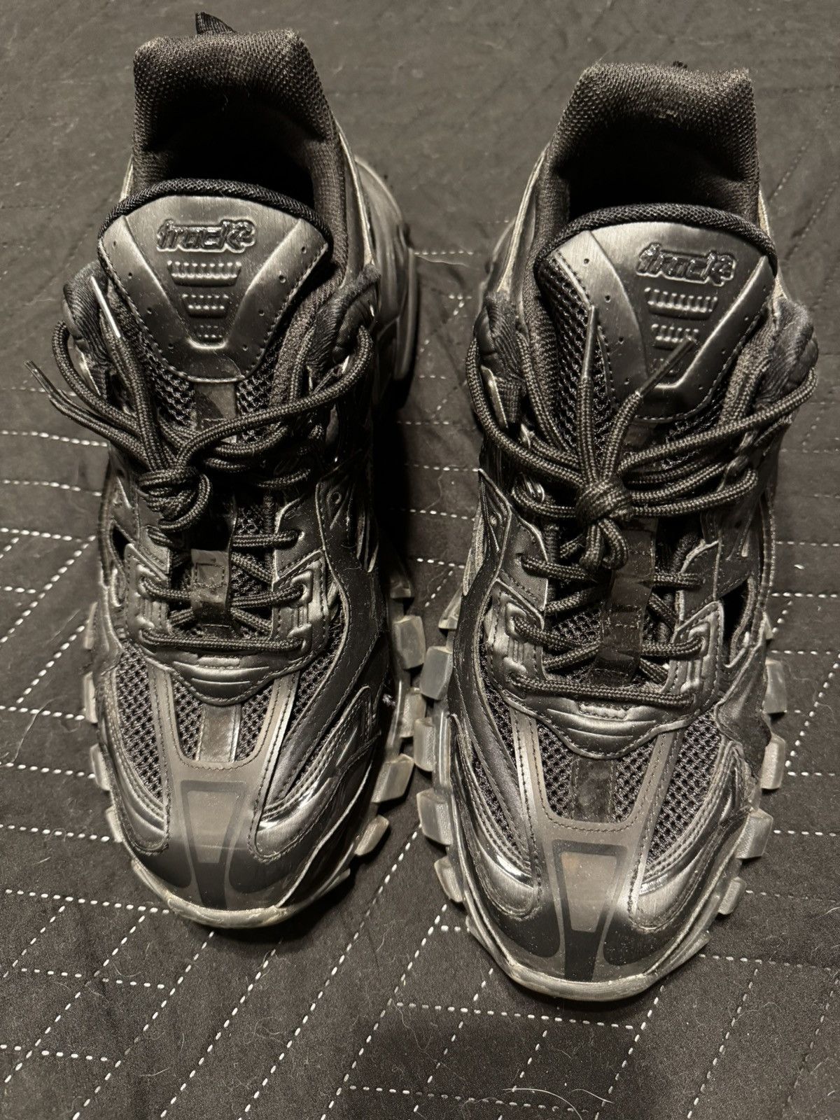 BALENCIAGA Track 2 スニーカー 38 Balenciaga track 2 silver gray EU 38 | eBay