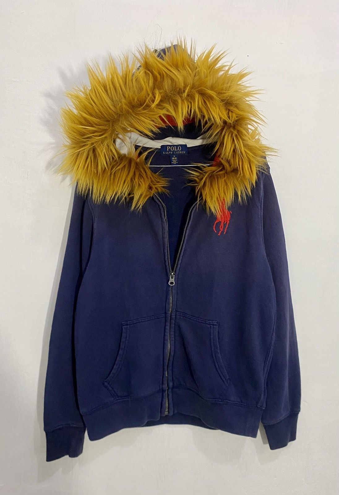 Polo Ralph Lauren Polo Ralph Lauren Fur Zipper Hoodie Size US M / EU 48-50 / 2 - 3 Thumbnail