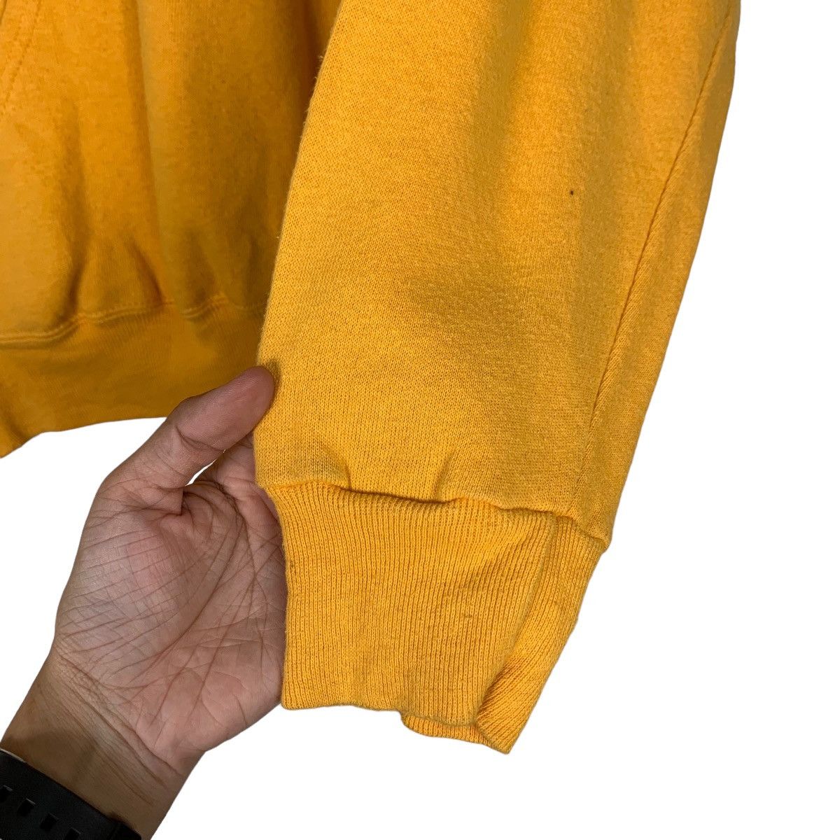 Other BASSETT-WALKER Plain Yellow Pullover Hoodies #0961-C43 Size US M / EU 48-50 / 2 - 10 Thumbnail