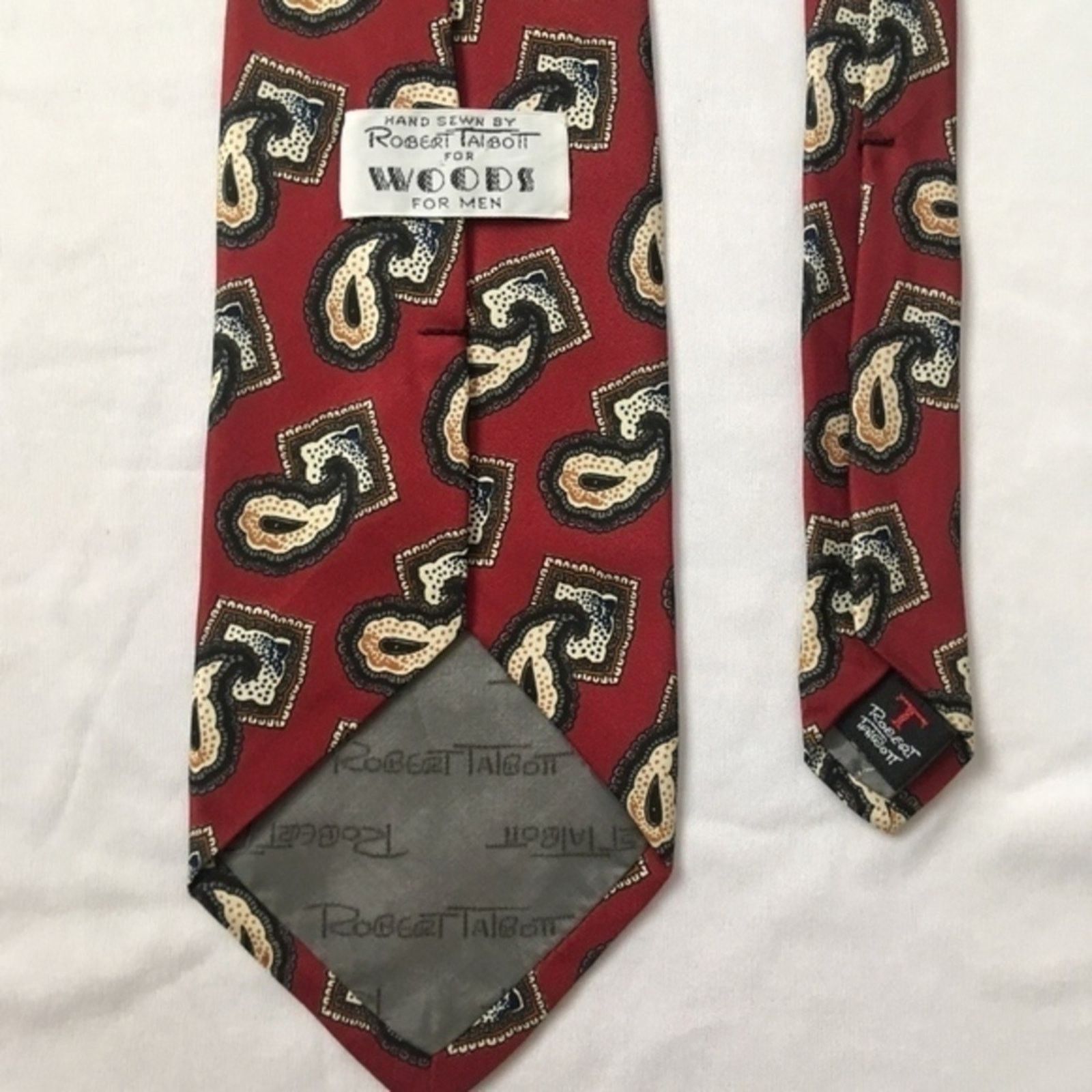 Robert Talbott × Vintage Vintage Robert Talbott for Woods Paisley Silk Tie Size ONE SIZE - 4 Thumbnail