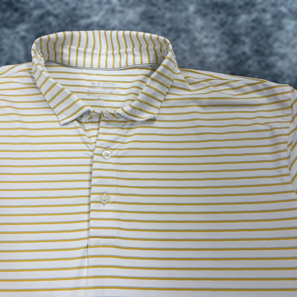 Vineyard Vines Vineyard Vines Polo Shirt Mens 2XL White Polo Shirt Mens 2XL White Size US XXL / EU 58 / 5 - 1 Thumbnail