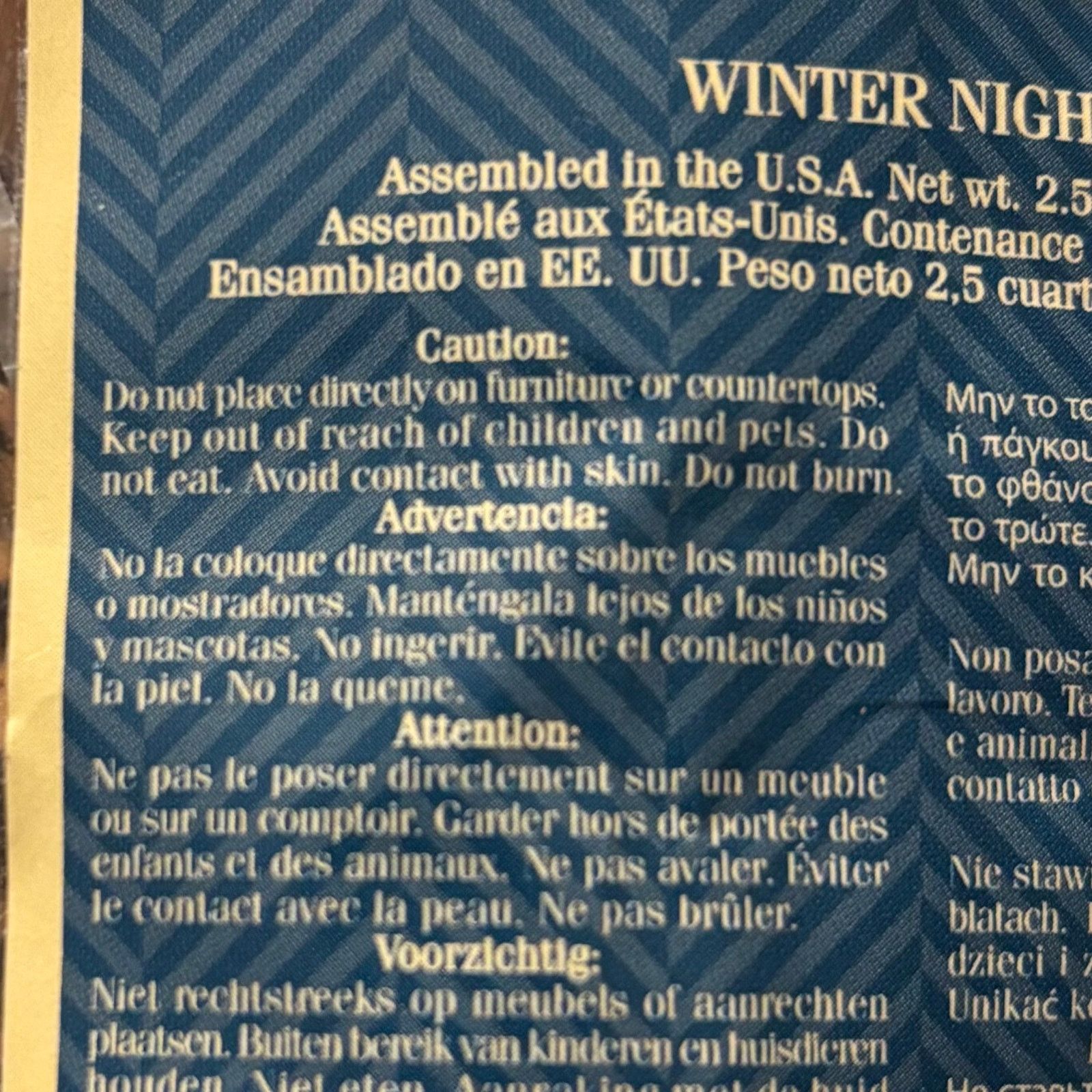 Ralph Lauren Discontinued Lauren Ralph Lauren Winter Night Potpourri Size ONE SIZE - 4 Thumbnail