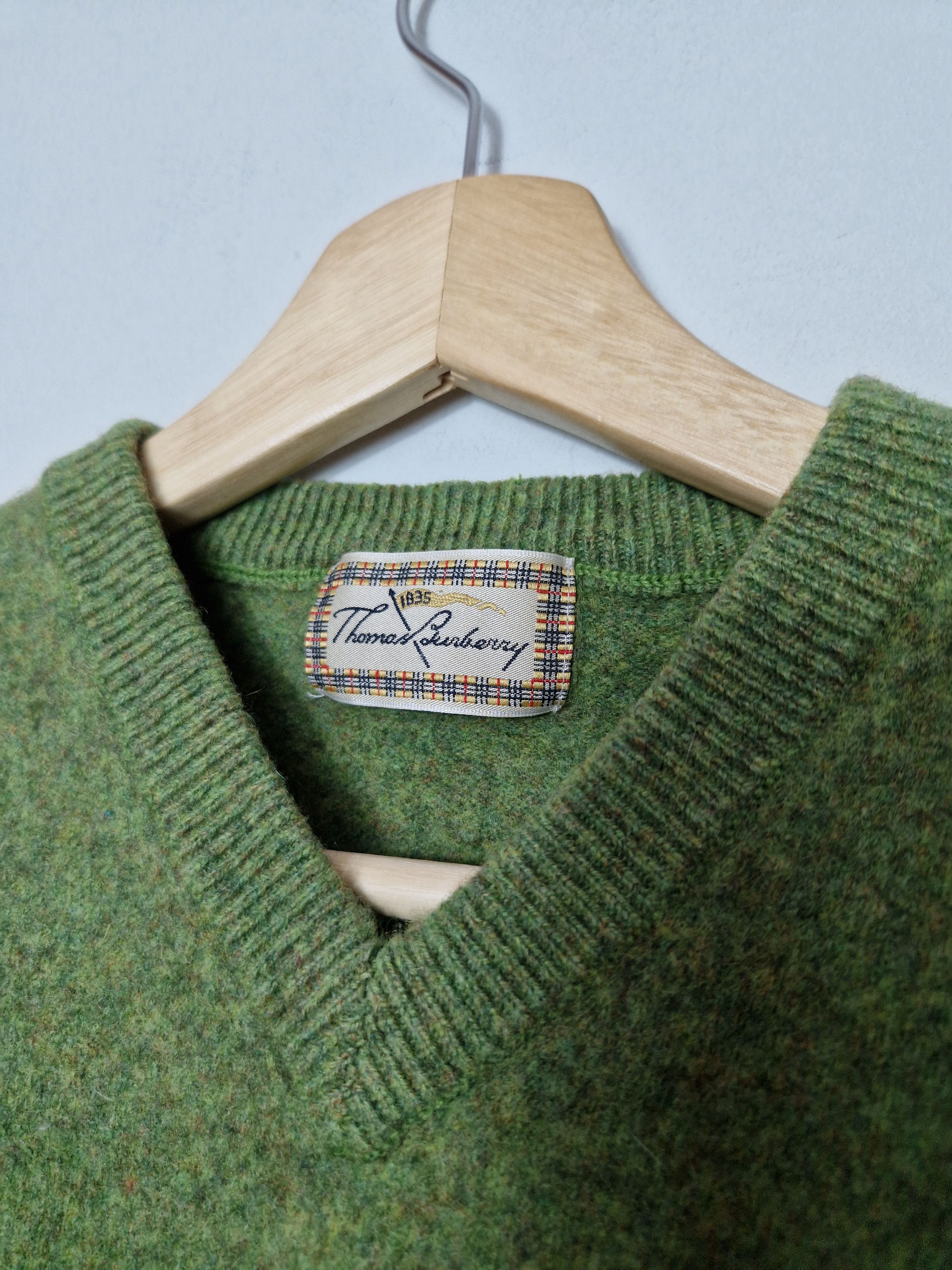 Burberry Thomas Burberry vintage lambswool sweater Size US XS / EU 42 / 0 - 7 Thumbnail
