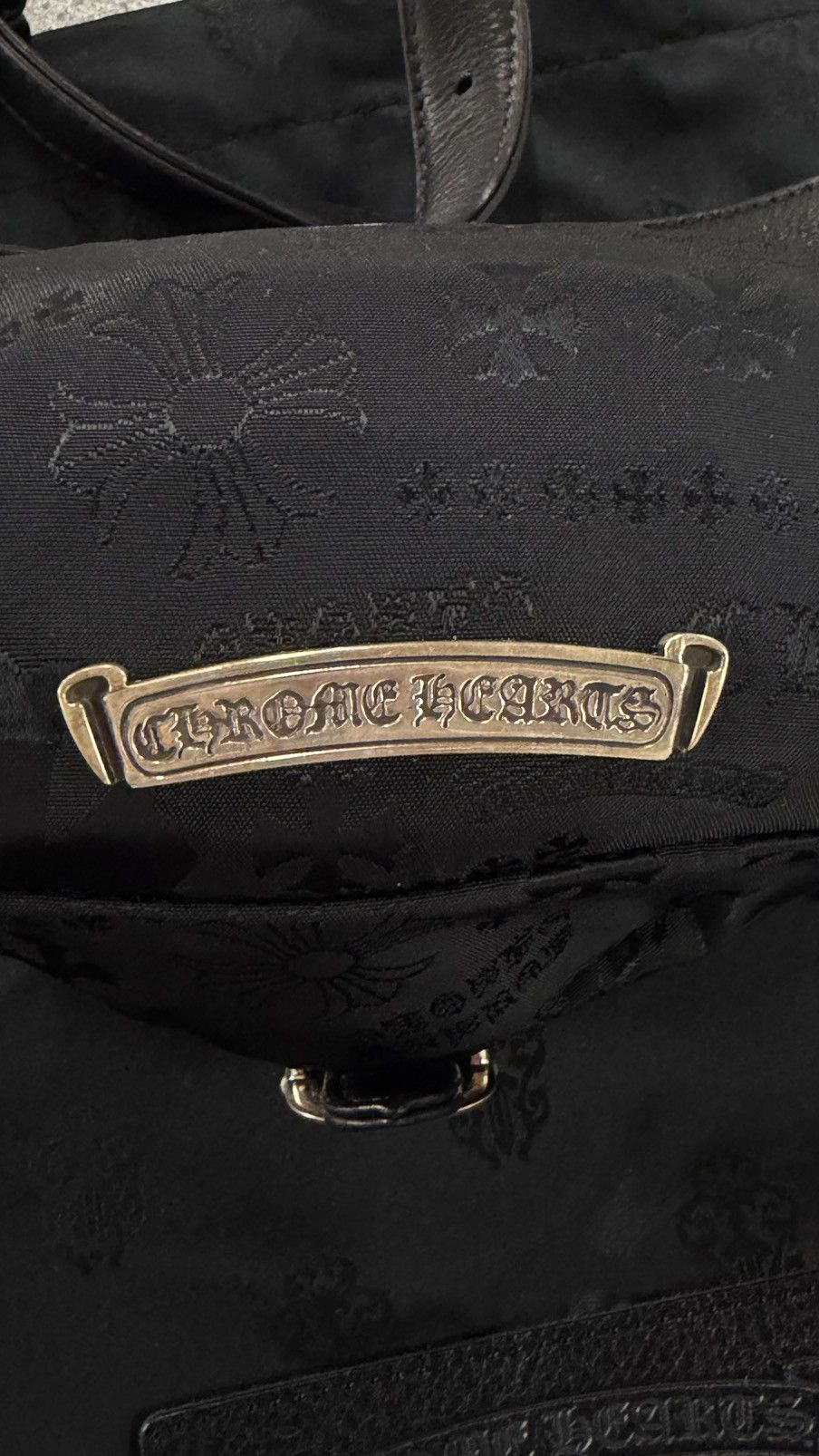 Chrome Hearts RARE! Chrome Hearts Nylon Stencil Snatpack Waist Bag Size ONE SIZE - 7 Thumbnail
