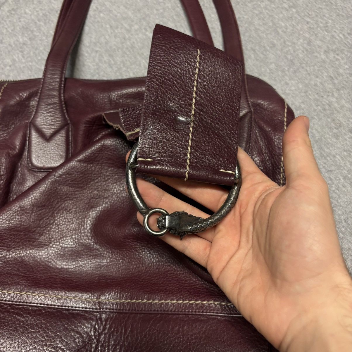 Other Lucia Lombardi Burgundy Purse Size ONE SIZE - 3 Thumbnail