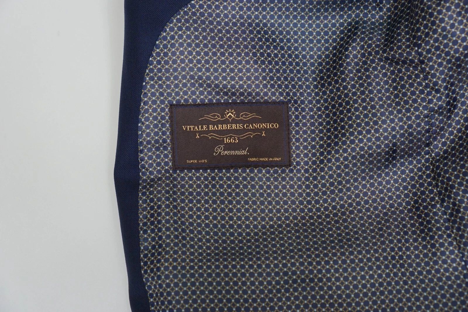 Suitsupply Men Suitsupply Suit Navy La Spalla Wool Vitale Barberis US48 Size 48R - 5 Thumbnail
