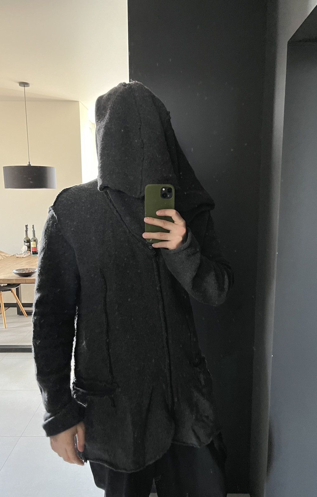 Other Milieu Norwegian Avant Garde Heavy Deconstructed Wool Coat Size US L / EU 52-54 / 3 - 25 Thumbnail