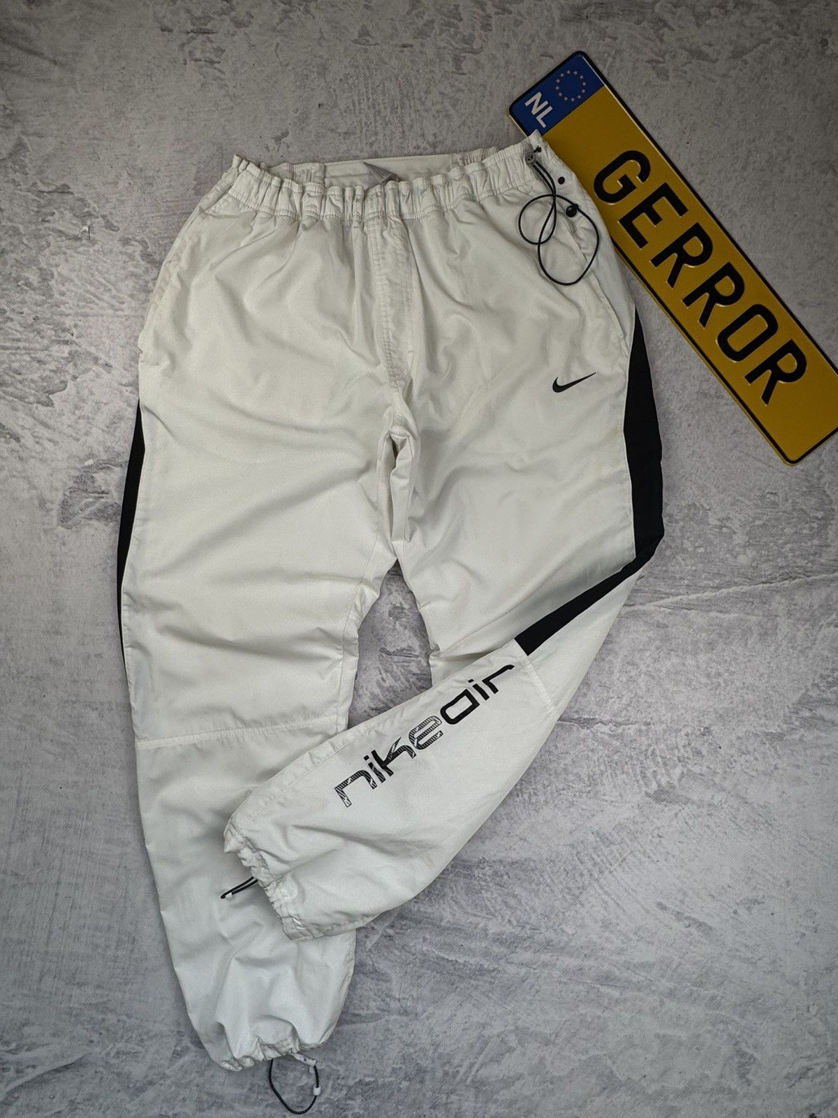 Nike × Vintage NIKE VINTAGE BASIC LOGO OVERSIZE BAGGY PANTS Size US 34 / EU 50 - 2 Thumbnail