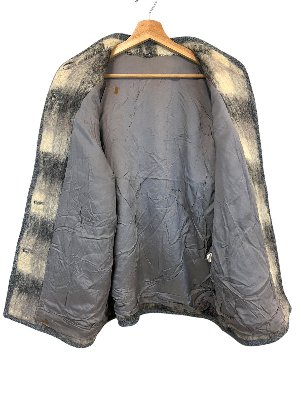Syndicate Japanese Brand Mohair Jacket inspired By Kurt Cobain Size L / US 10 / IT 46 - 9 Thumbnail