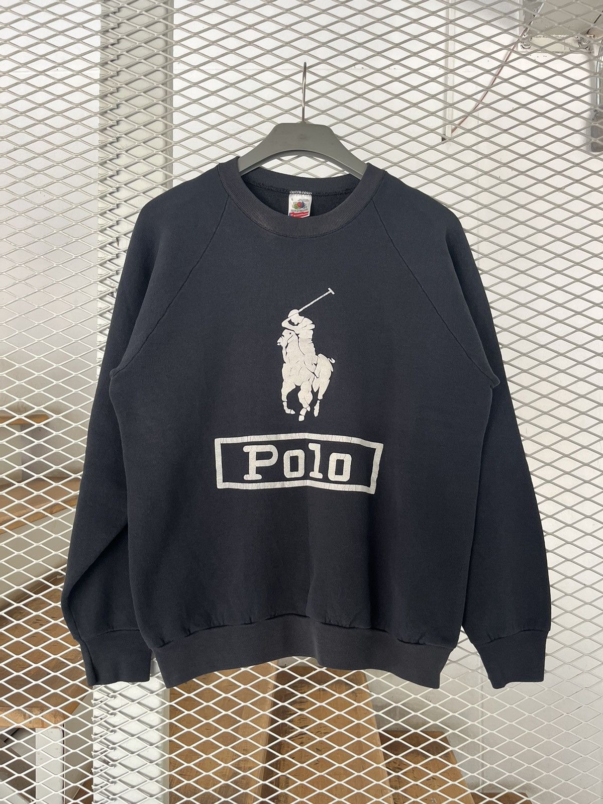 Polo Ralph Lauren × Vintage Vintage POLO old ( Bootleg ) 80’s Sweater Shirt Size US L / EU 52-54 / 3 - 2 Thumbnail