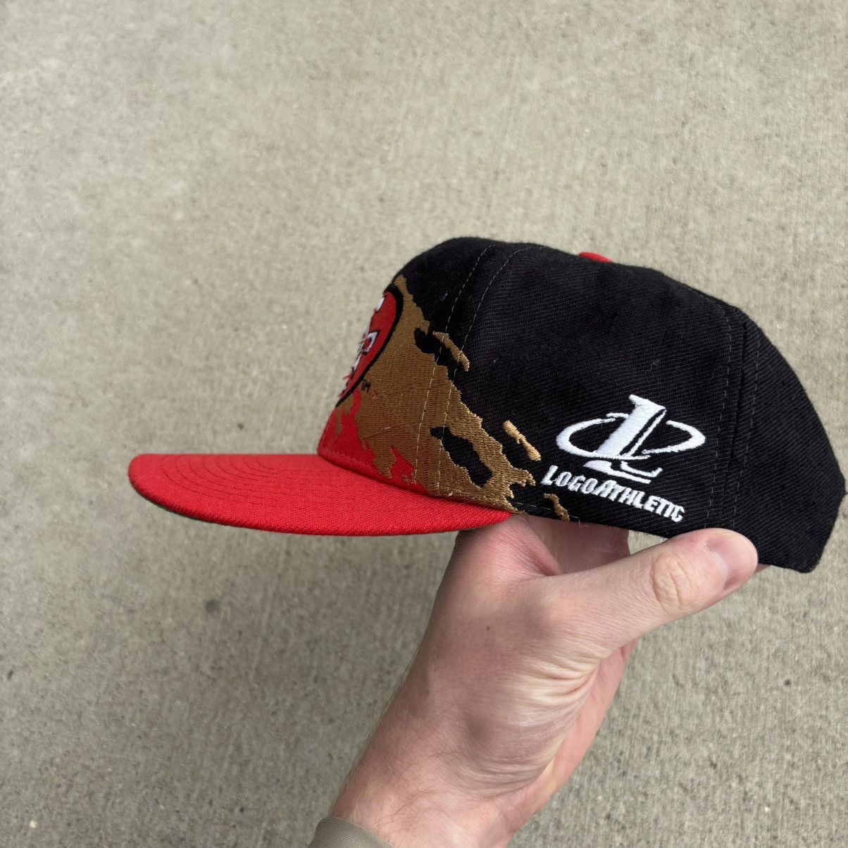 Logo Athletic Vintage 1990s San Francisco 49ers Splash Snapback Size ONE SIZE - 2 Thumbnail