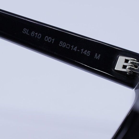 Saint Laurent SL610 001 Sunglasses Black Square Frame