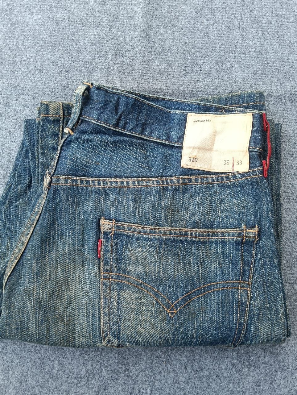 Levi's Vintage Levi's 510 Super Wide Leg Baggy Jeans Red Loop. Size US 33 - 13 Thumbnail