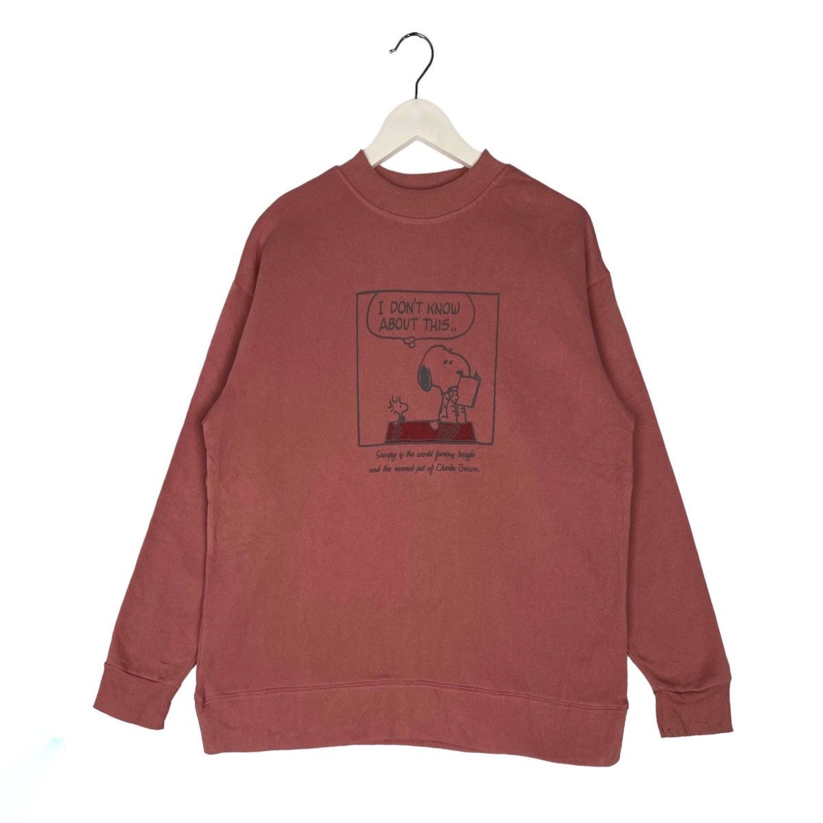 Peanuts × Vintage Vintage Peanuts Snoopy Sweatshirt Crewneck Pullover Size L / US 10 / IT 46 - 1 Thumbnail